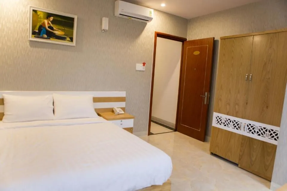 Bed in Thien Nga Hotel
