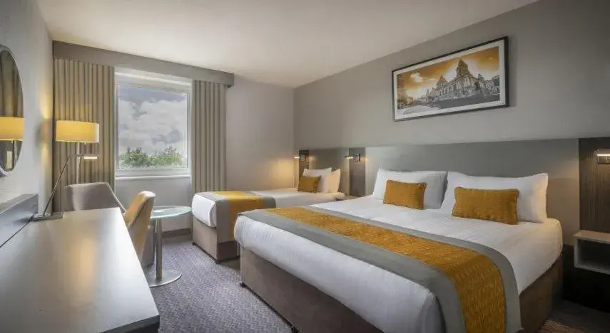 Bed in Maldron Hotel Belfast International Airport Bed in Maldron Hotel Belfast International Airport