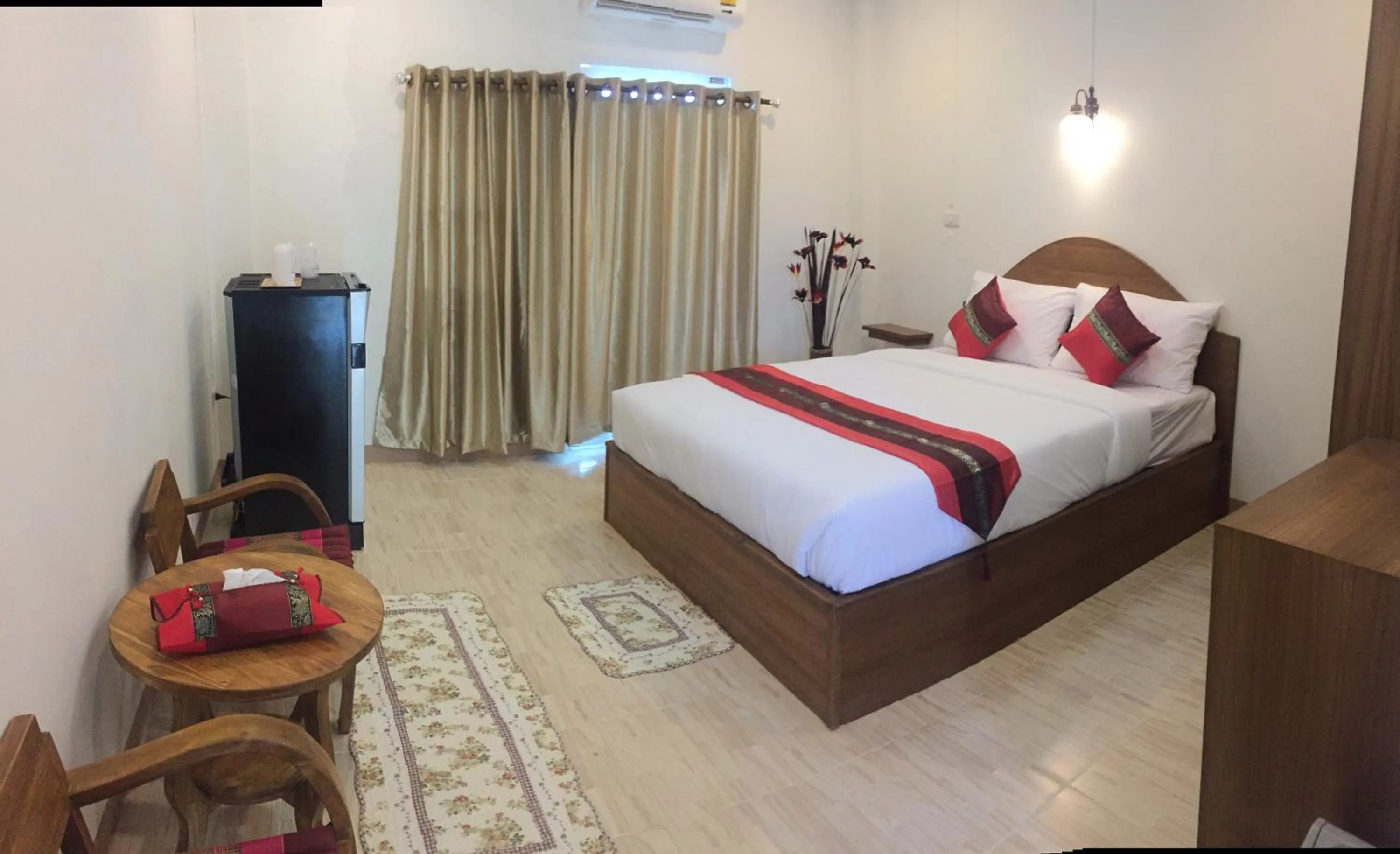 Bedroom, Bed in Maesot Siri