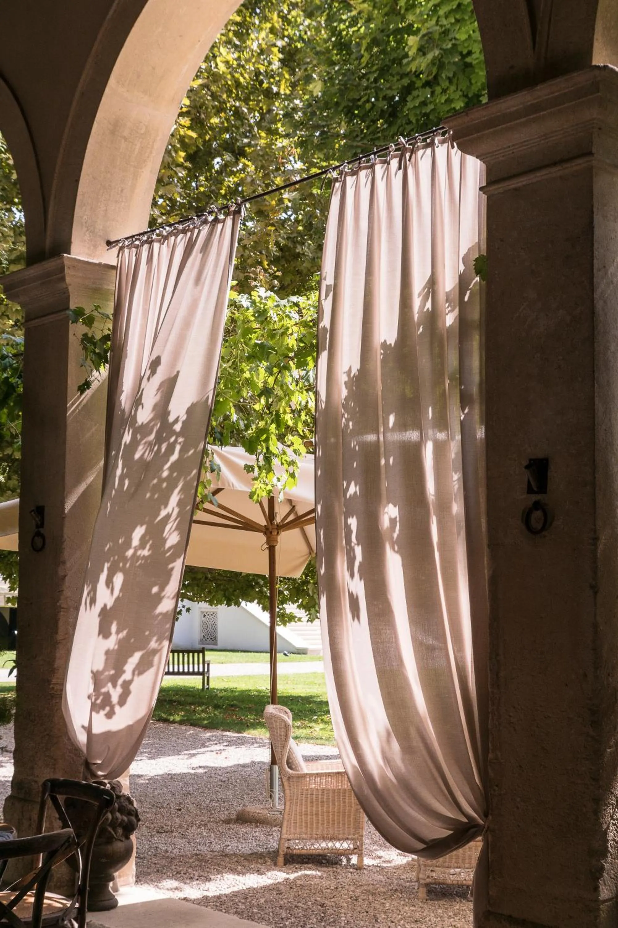 Patio in La Barchessa di Villa Pisani