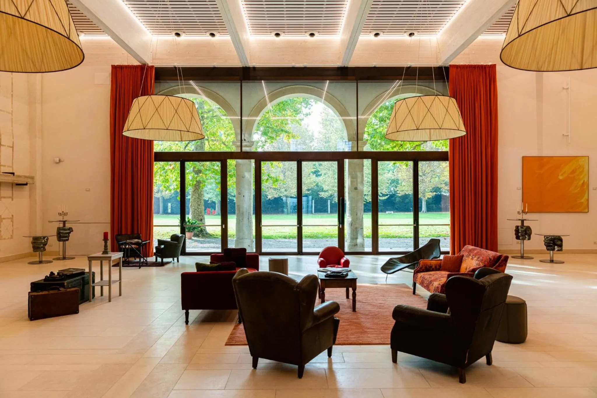 Decorative detail in La Barchessa di Villa Pisani