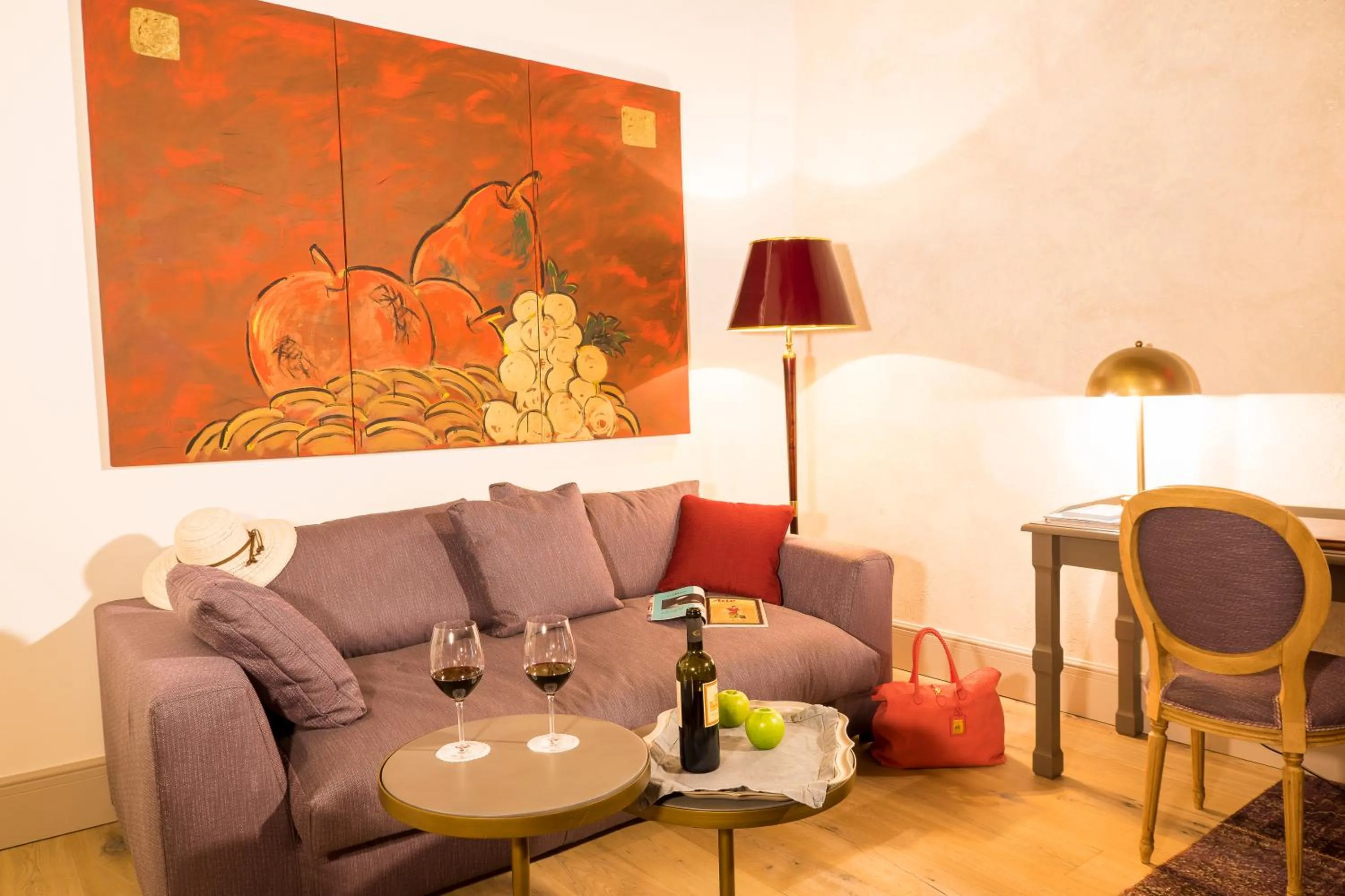 Living room in La Barchessa di Villa Pisani