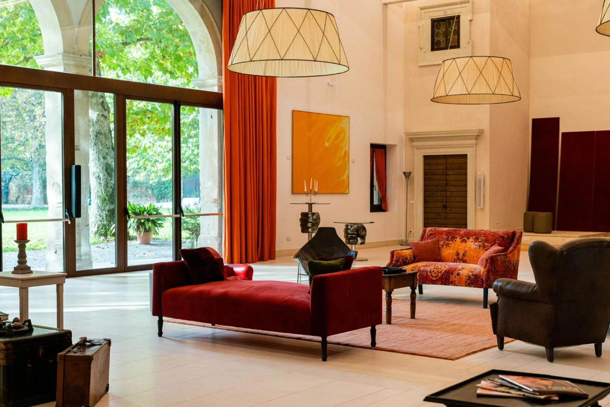 Decorative detail in La Barchessa di Villa Pisani