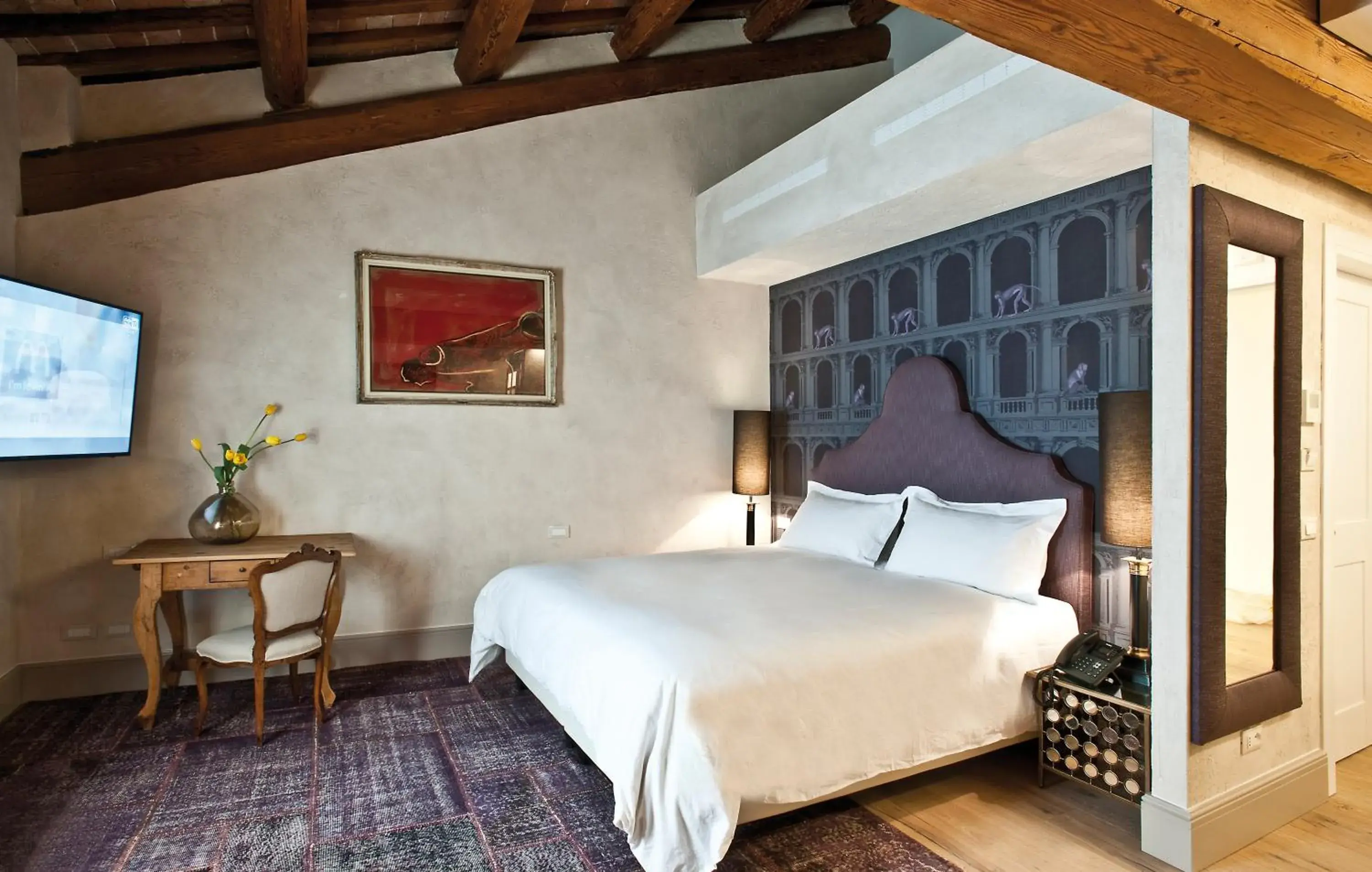 Bed in La Barchessa di Villa Pisani Bed in La Barchessa di Villa Pisani