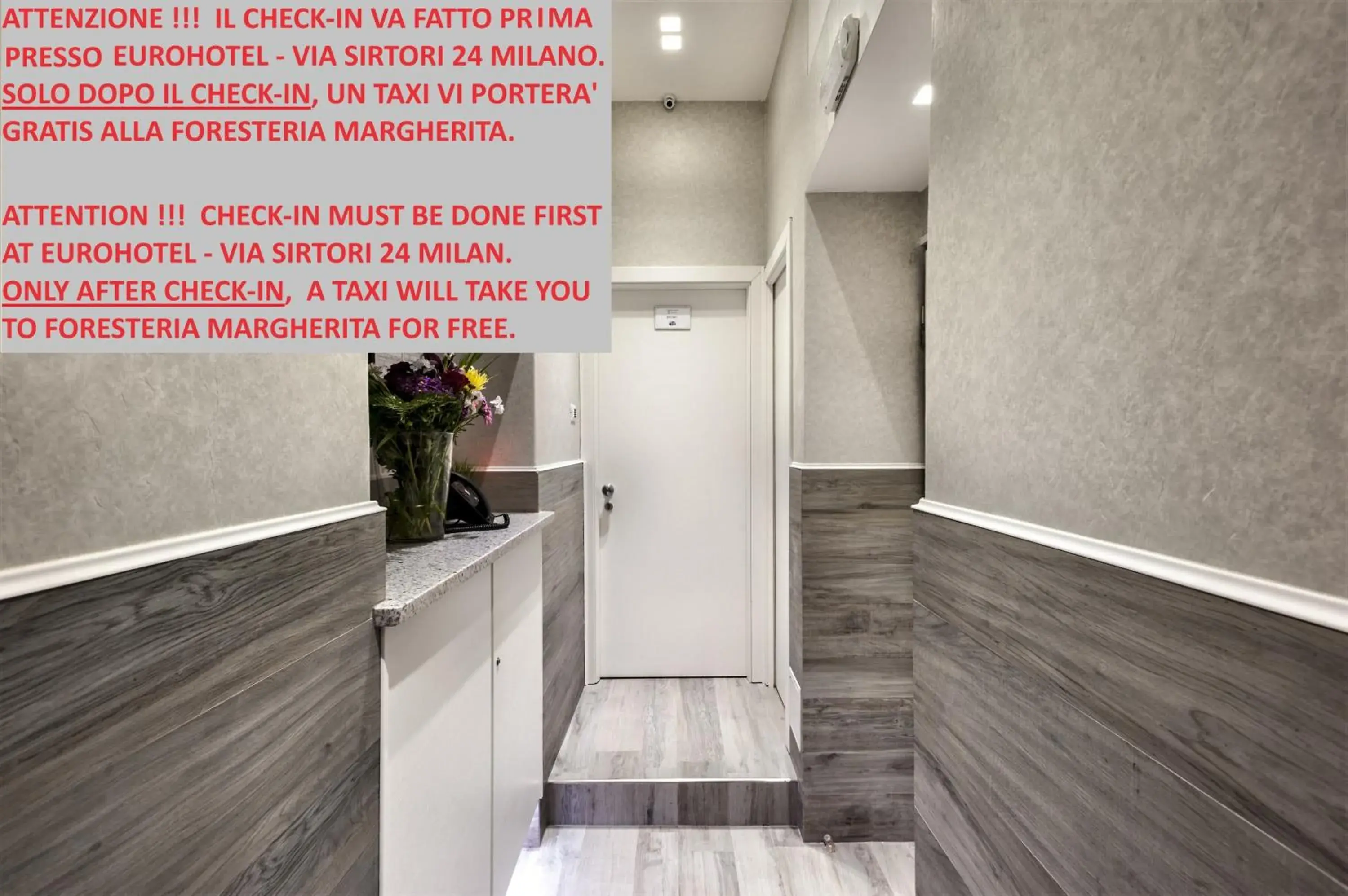 Facade/entrance in Guesthouse Foresteria Margherita Milano Facade/entrance in Guesthouse Foresteria Margherita Milano