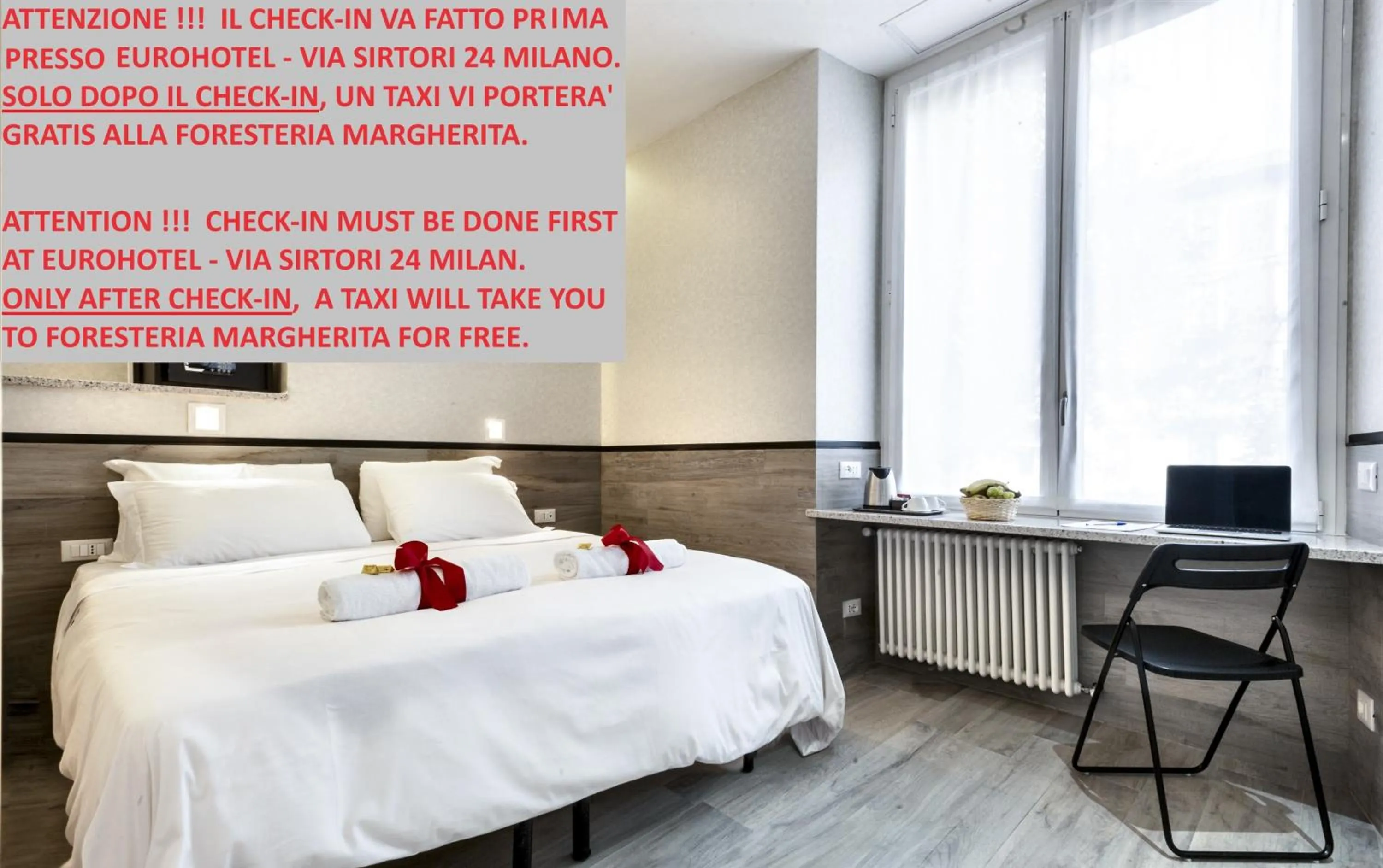 Bed in Guesthouse Foresteria Margherita Milano
