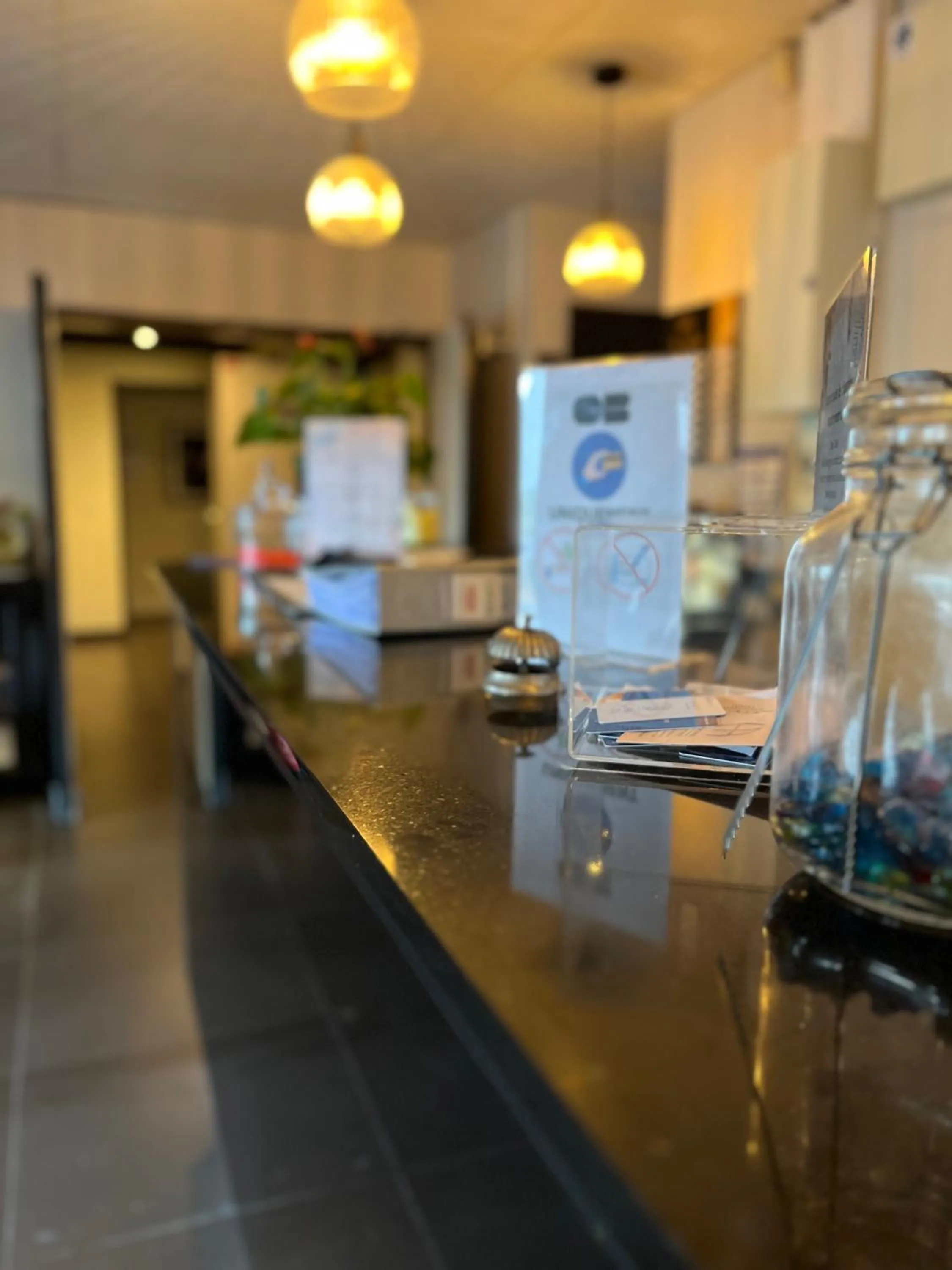 Lobby or reception in Hotel Acadie Eragny