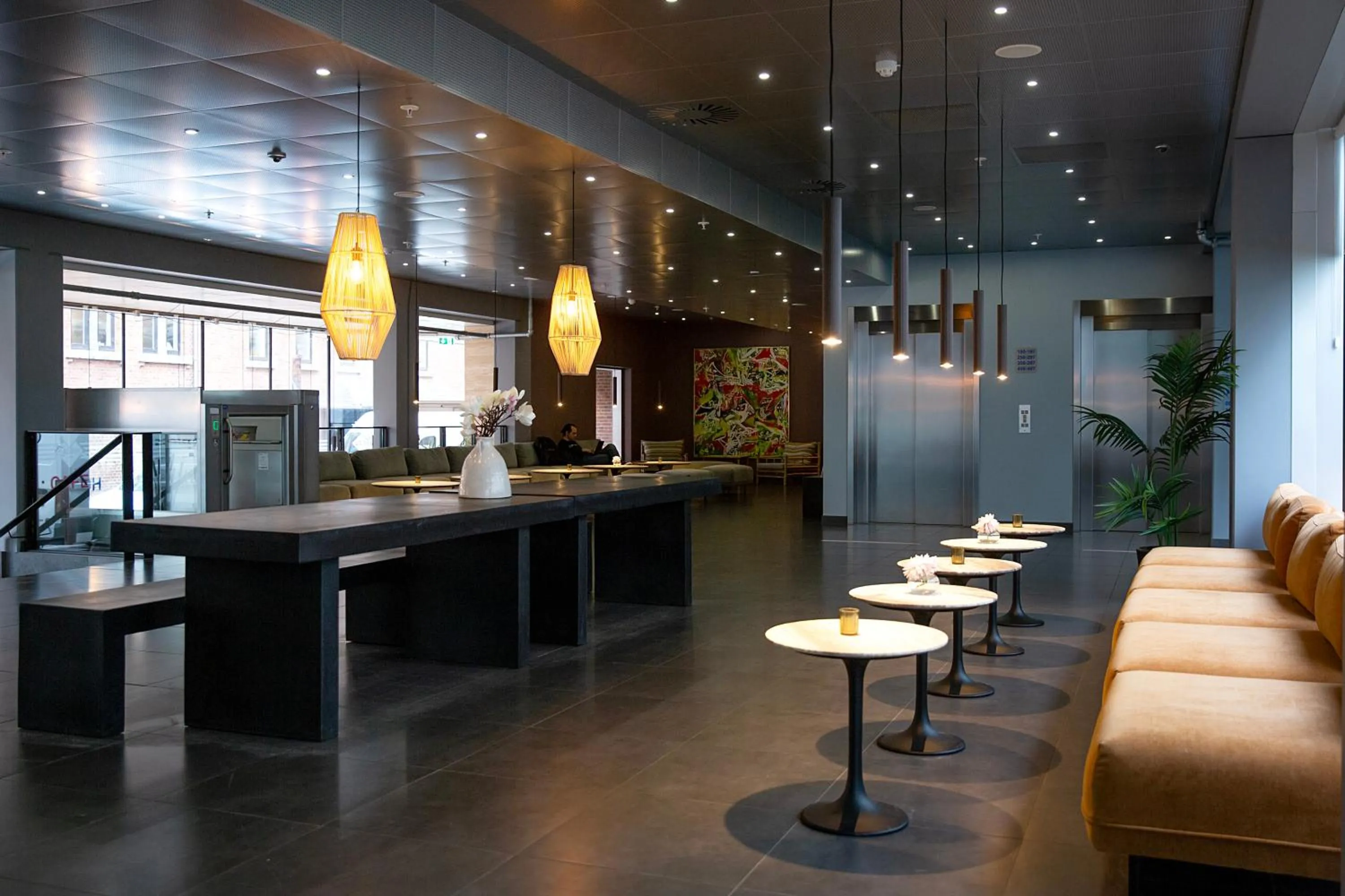 Lobby or reception in Cabinn Aarhus