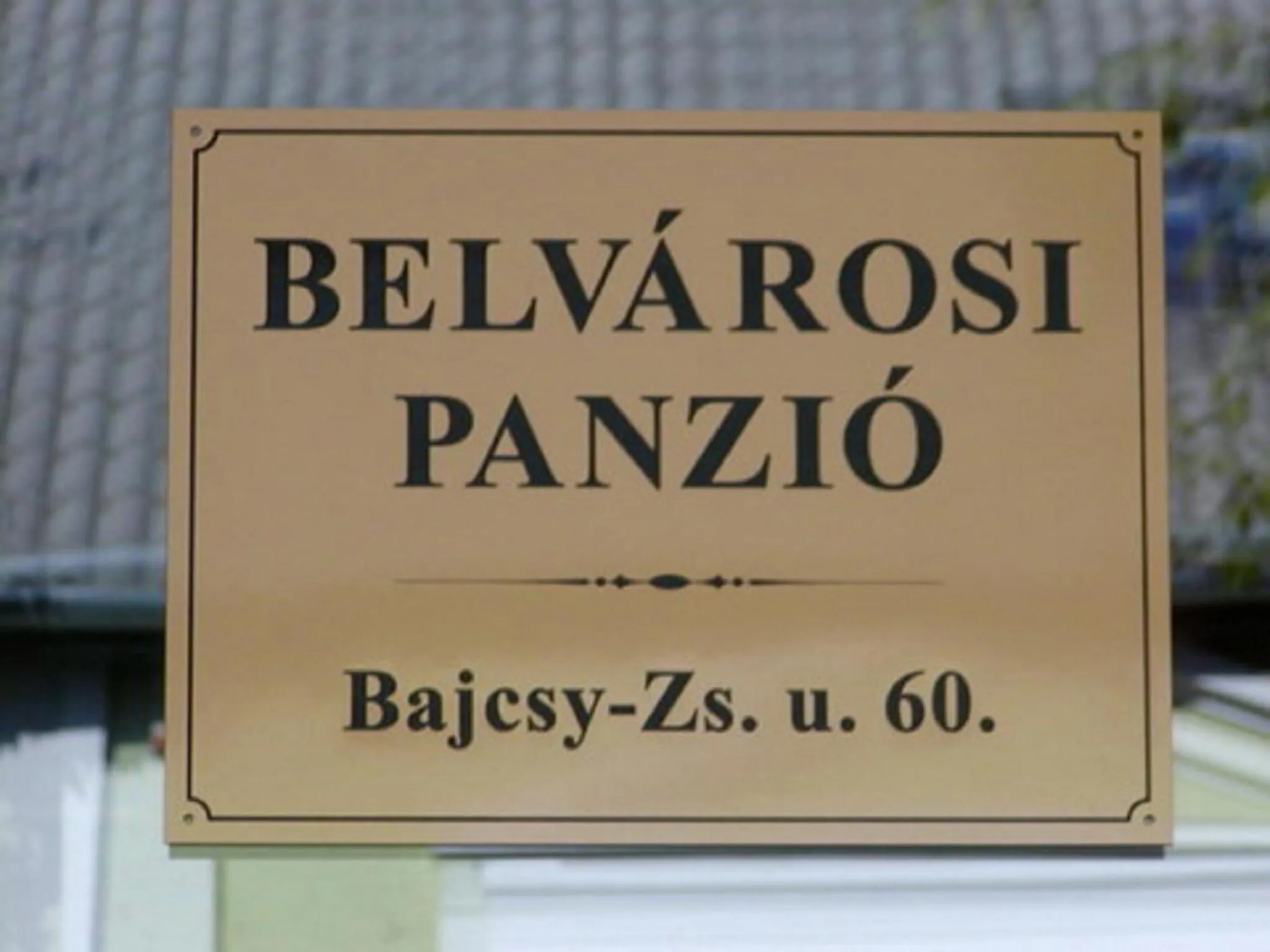 Property logo or sign in Belvárosi Panzió