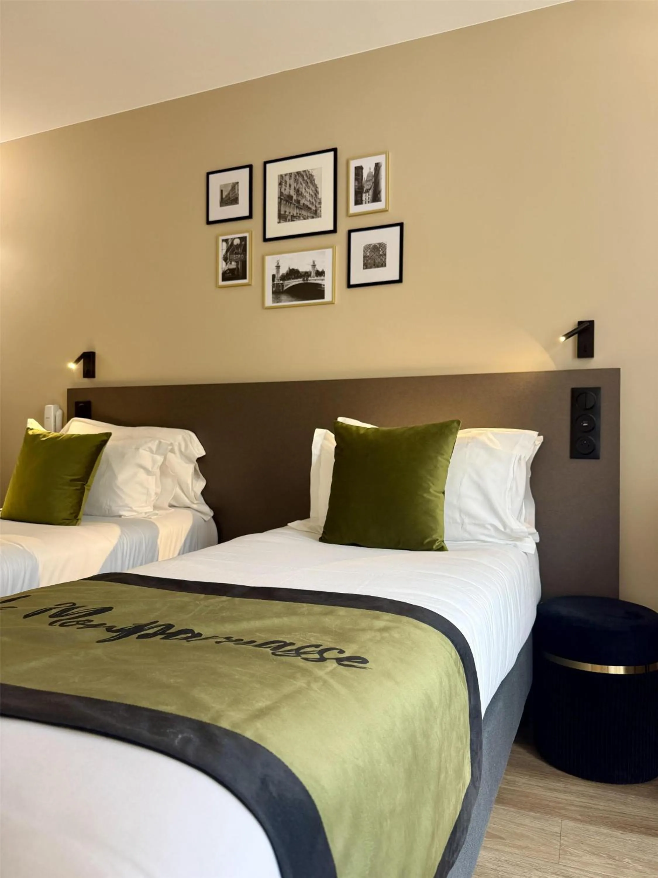 Bedroom, Bed in Best Western Hotel Le Montparnasse