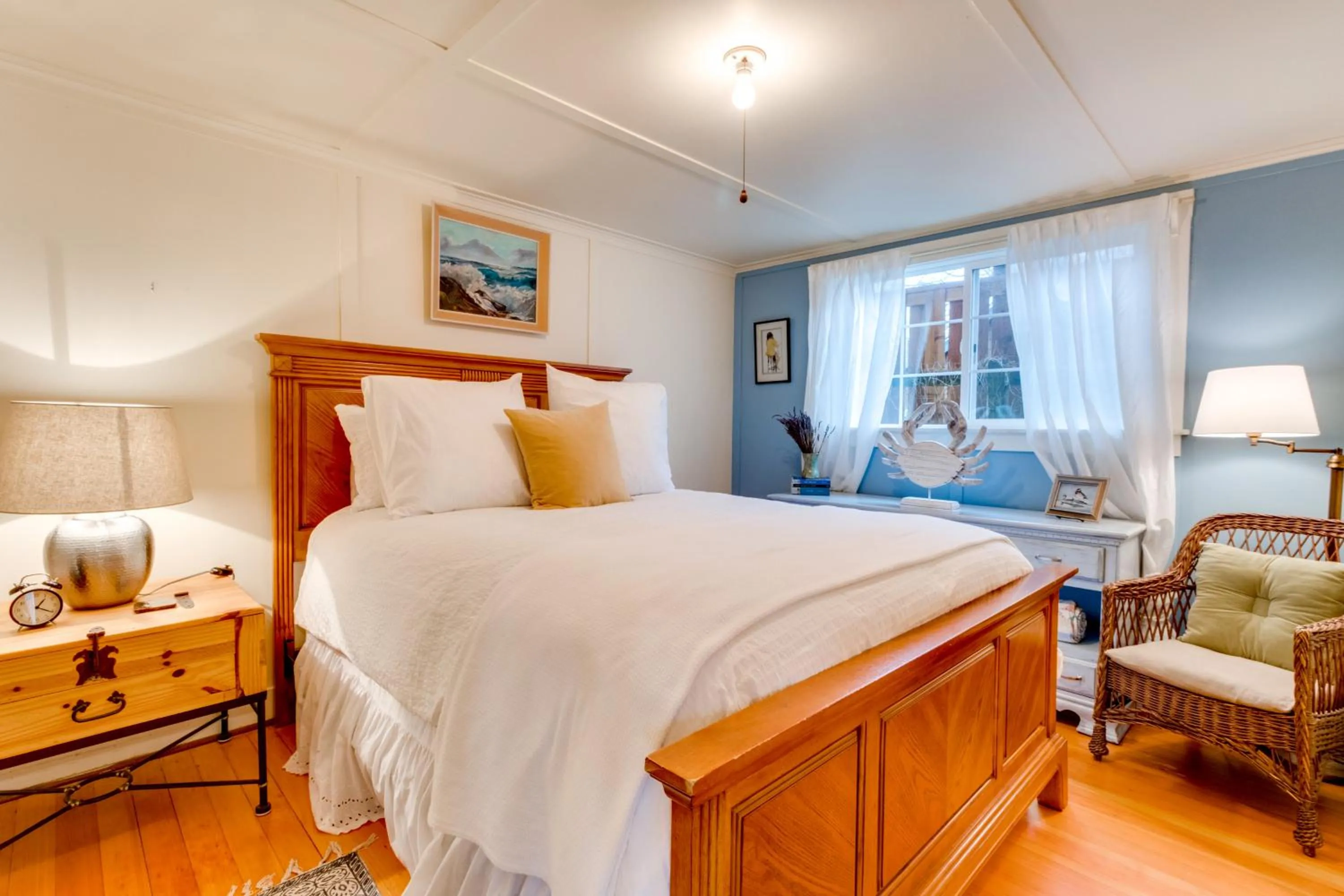 Bed in Garden by the Sea