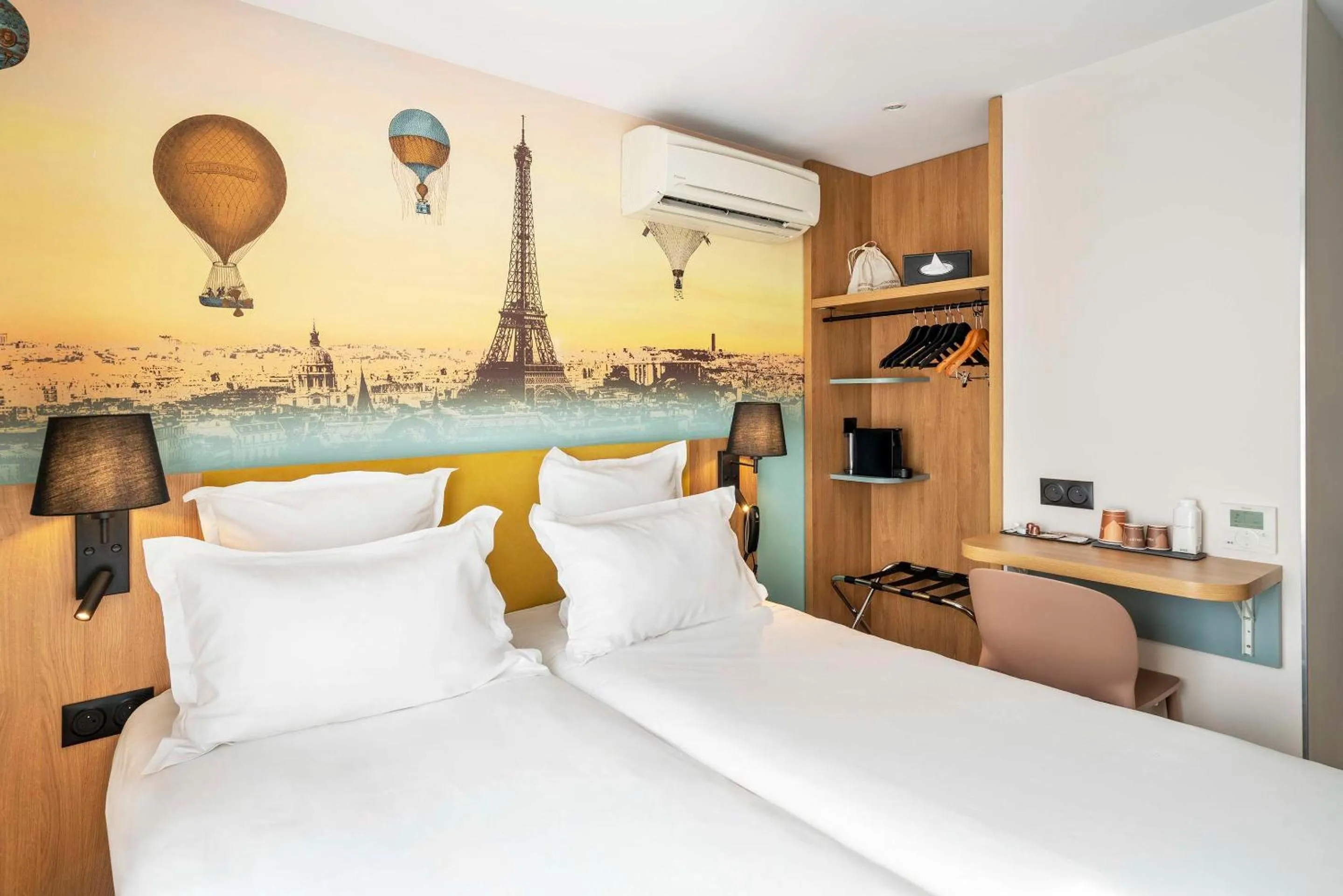 Bedroom, Bed in Hotel Apolonia Paris Mouffetard, Sure Hotel Collection by Best Western
