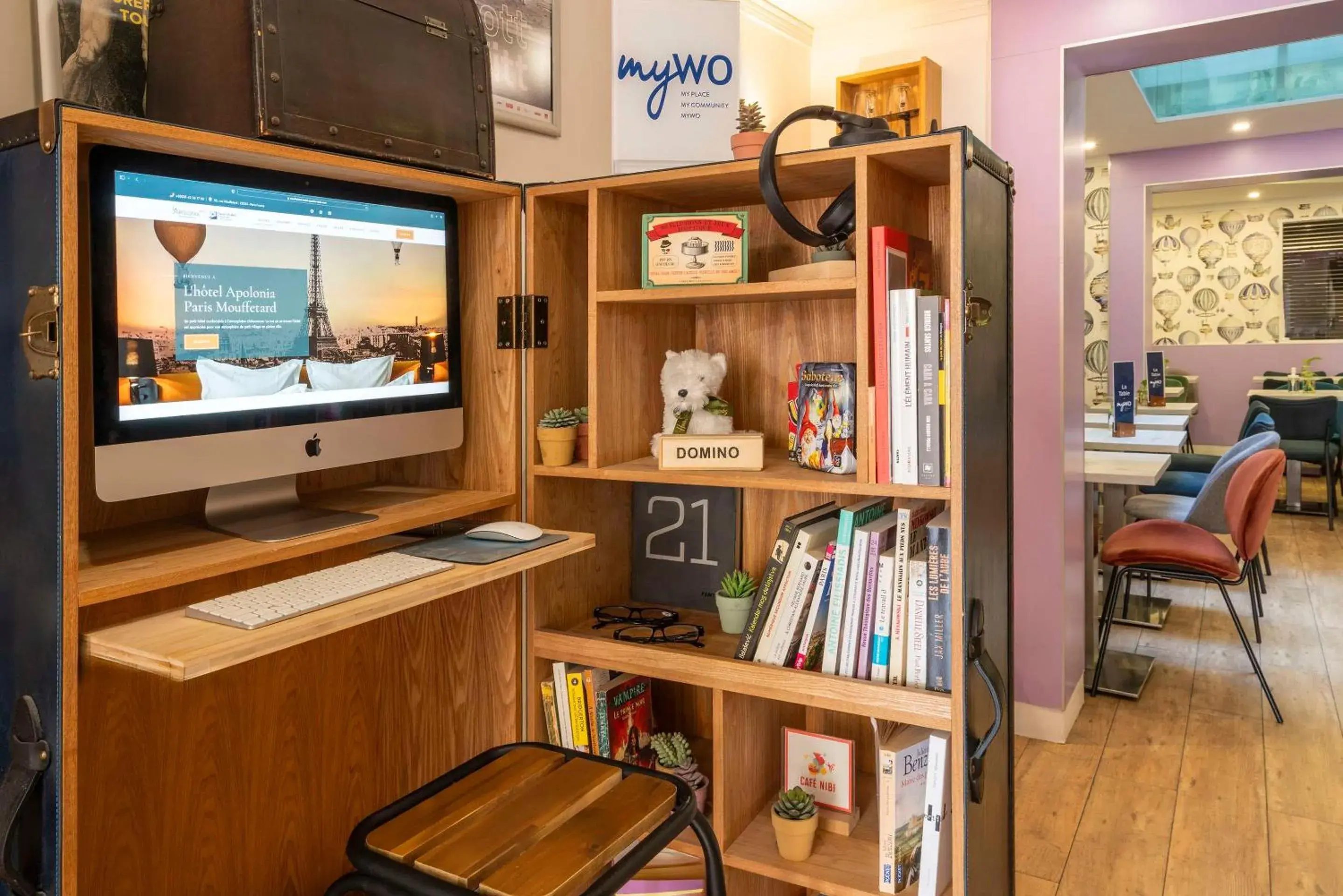 Lobby or reception in Hotel Apolonia Paris Mouffetard, Sure Hotel Collection by Best Western Lobby or reception in Hotel Apolonia Paris Mouffetard, Sure Hotel Collection by Best Western