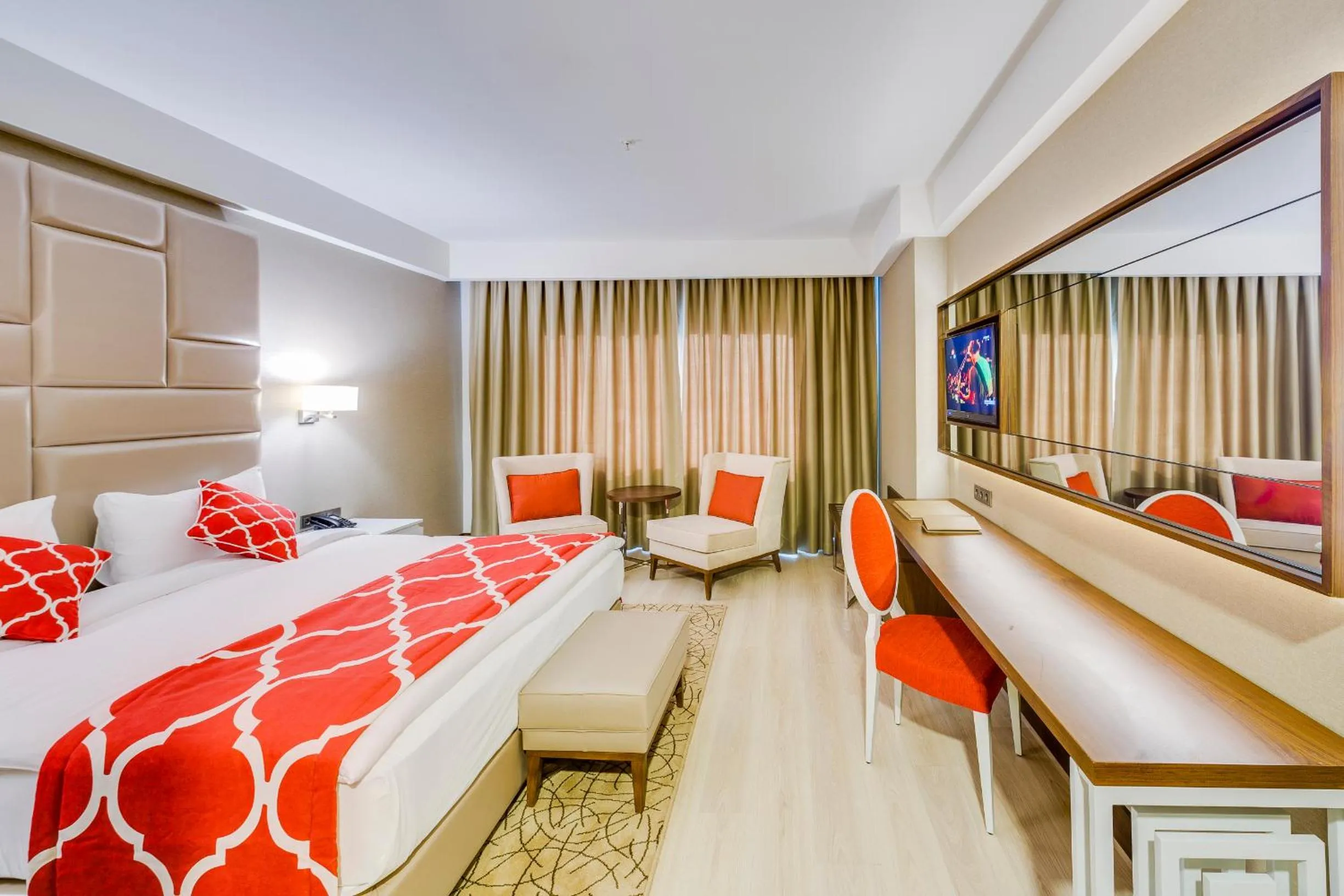 Decorative detail, Bed in Demircioğlu Park Hotel