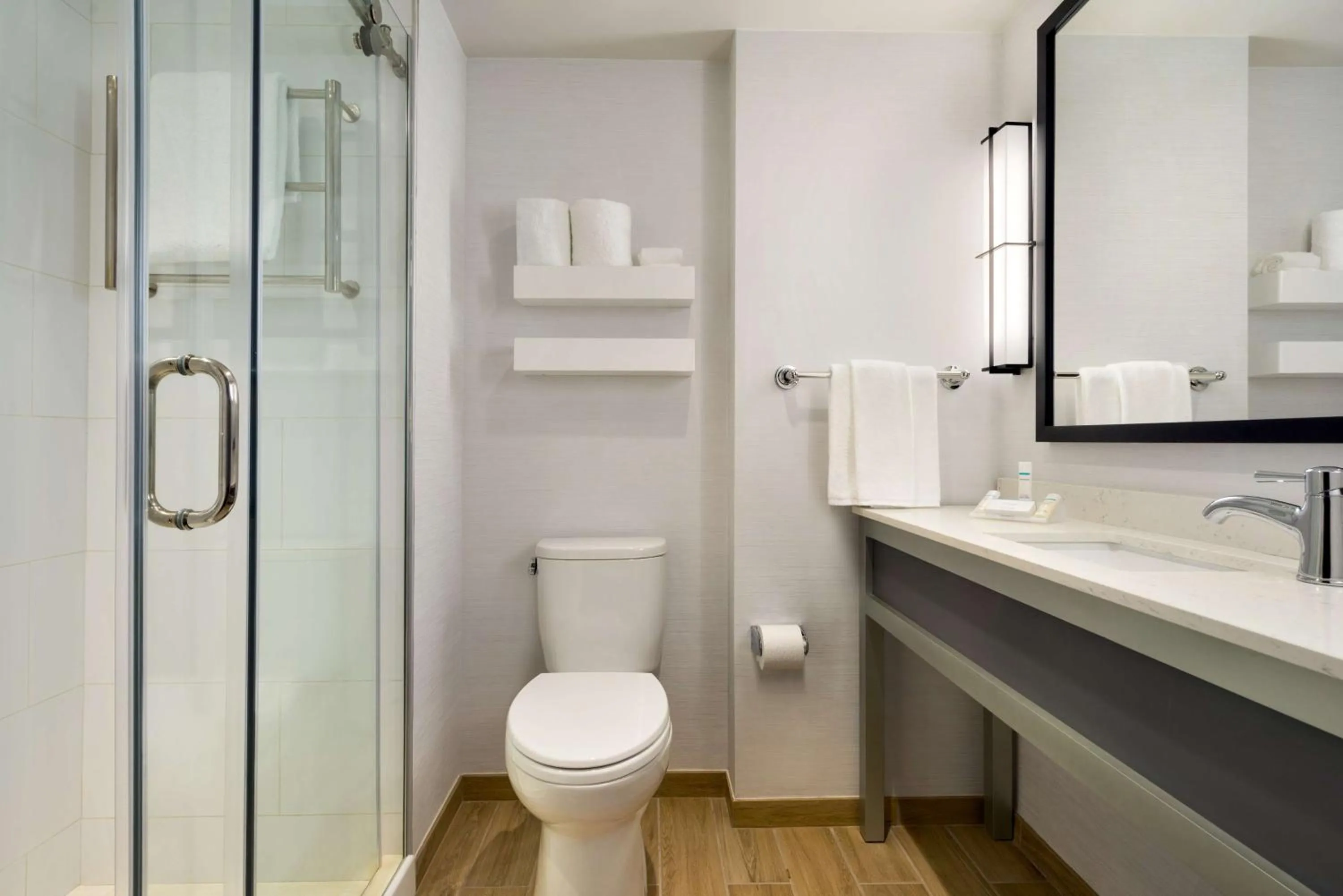 Bathroom in Hilton Garden Inn New York Times Square South