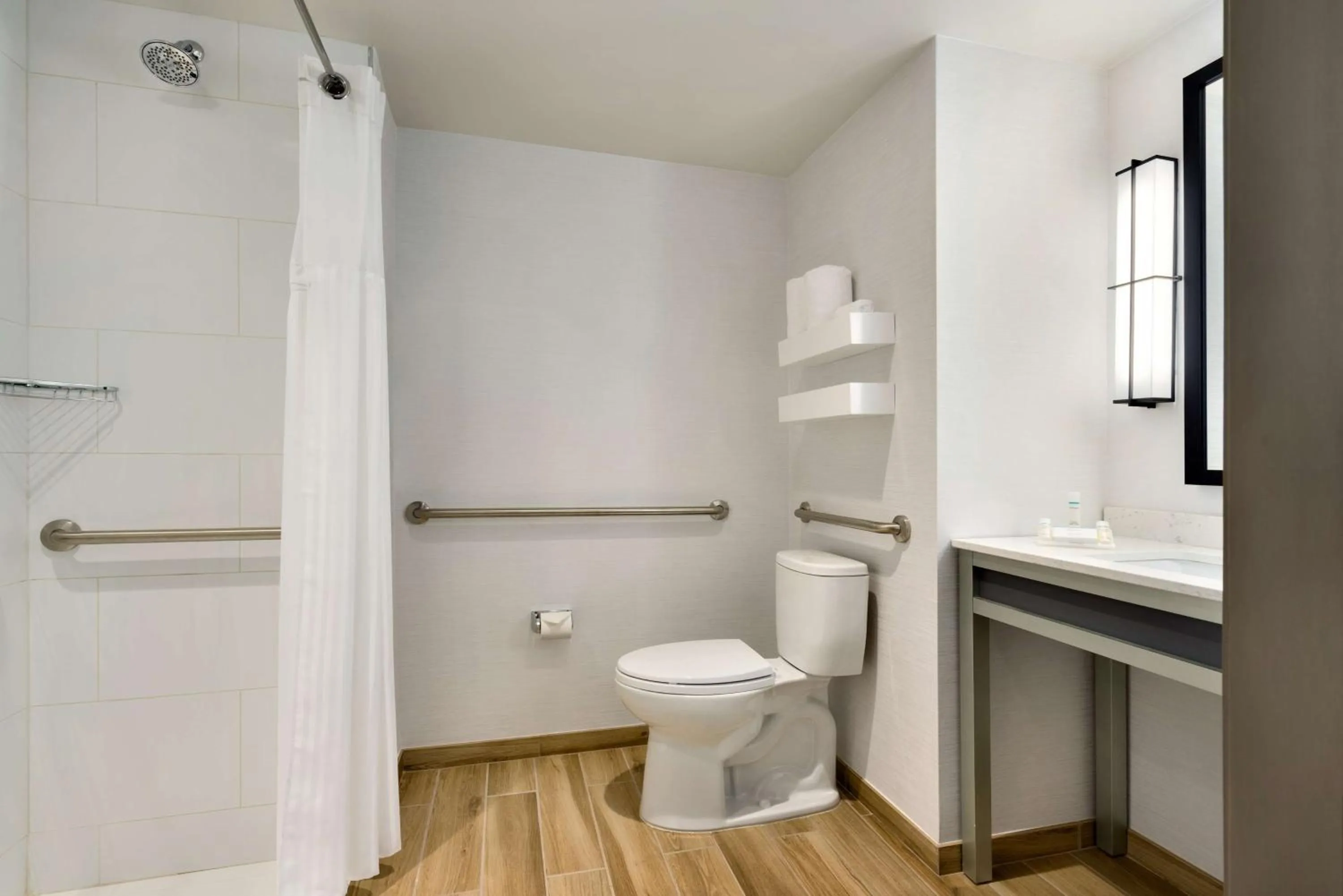 Bathroom in Hilton Garden Inn New York Times Square South