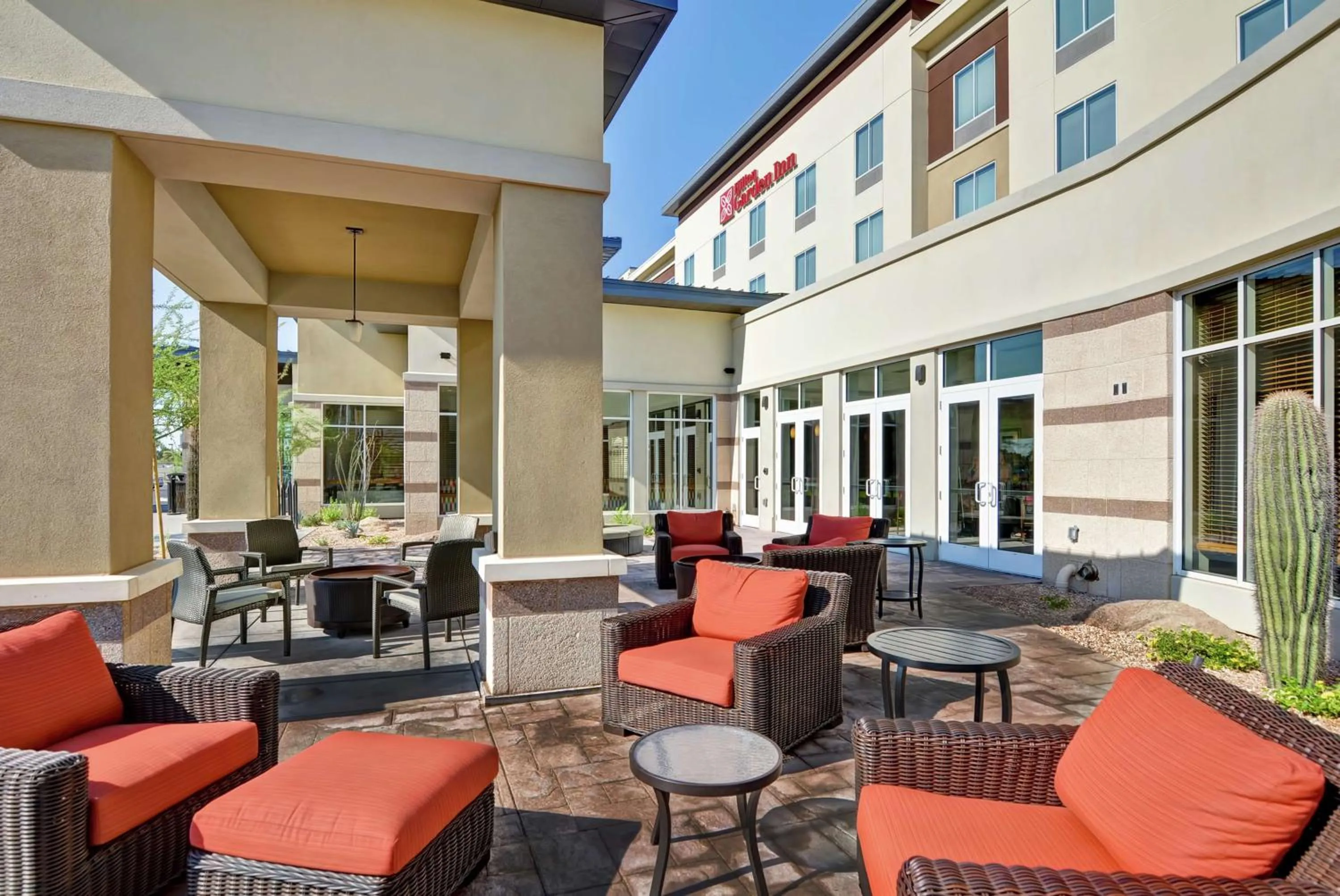 Patio in Hilton Garden Inn By Hilton Phoenix/Tempe Asu Area, Az