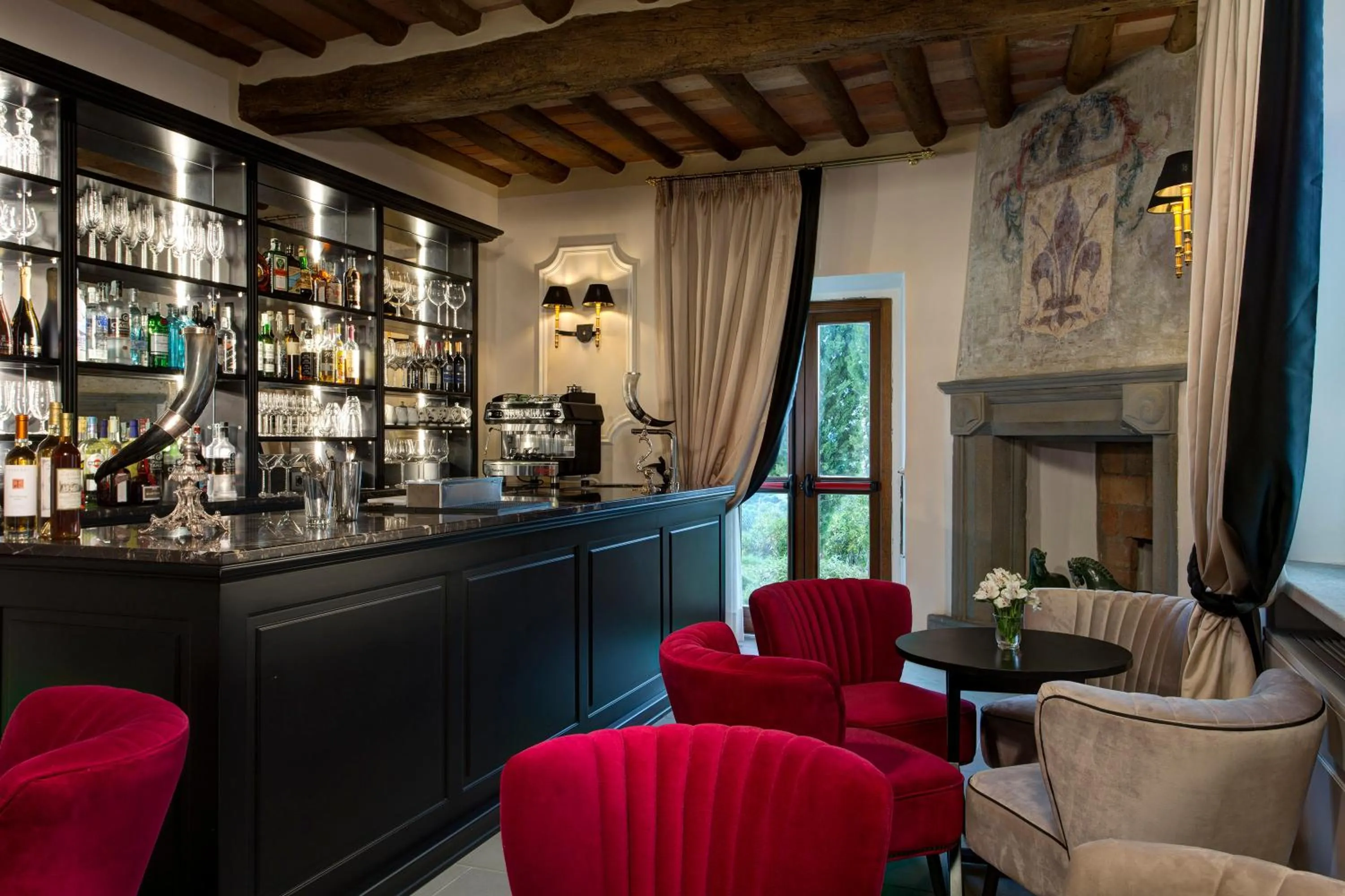 Communal lounge/ TV room in Villa Le Calvane