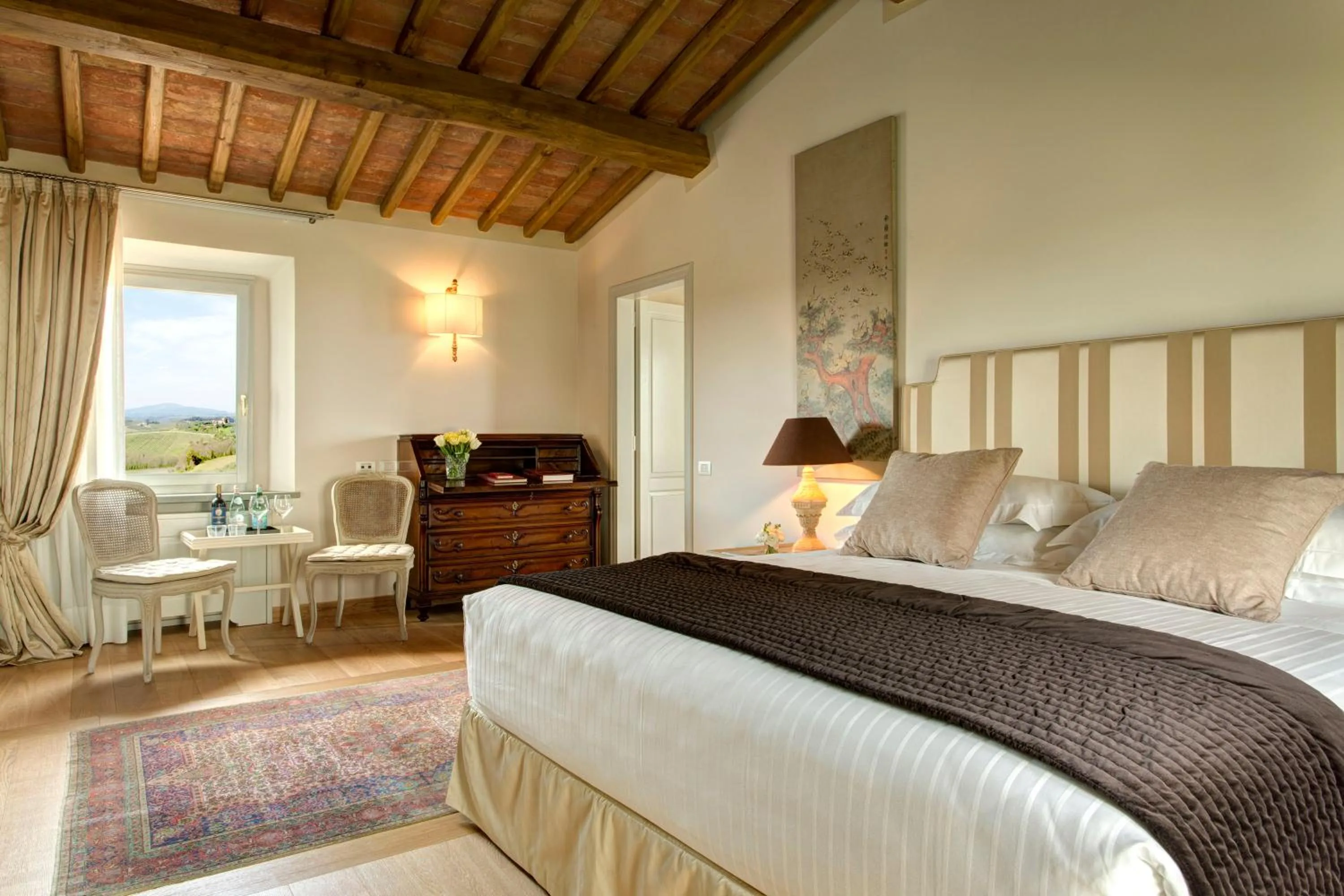 Bedroom, Bed in Villa Le Calvane