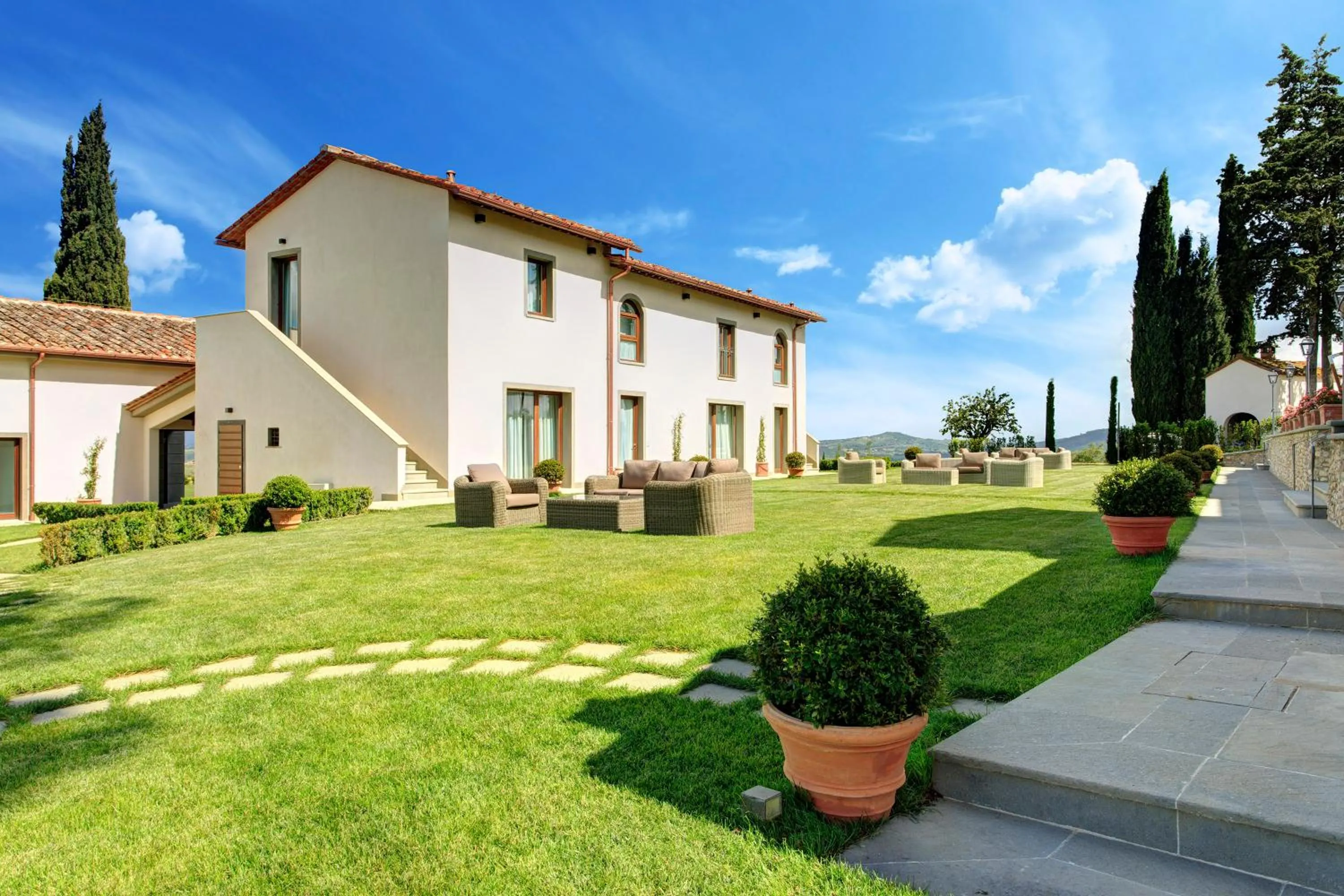 Garden in Villa Le Calvane