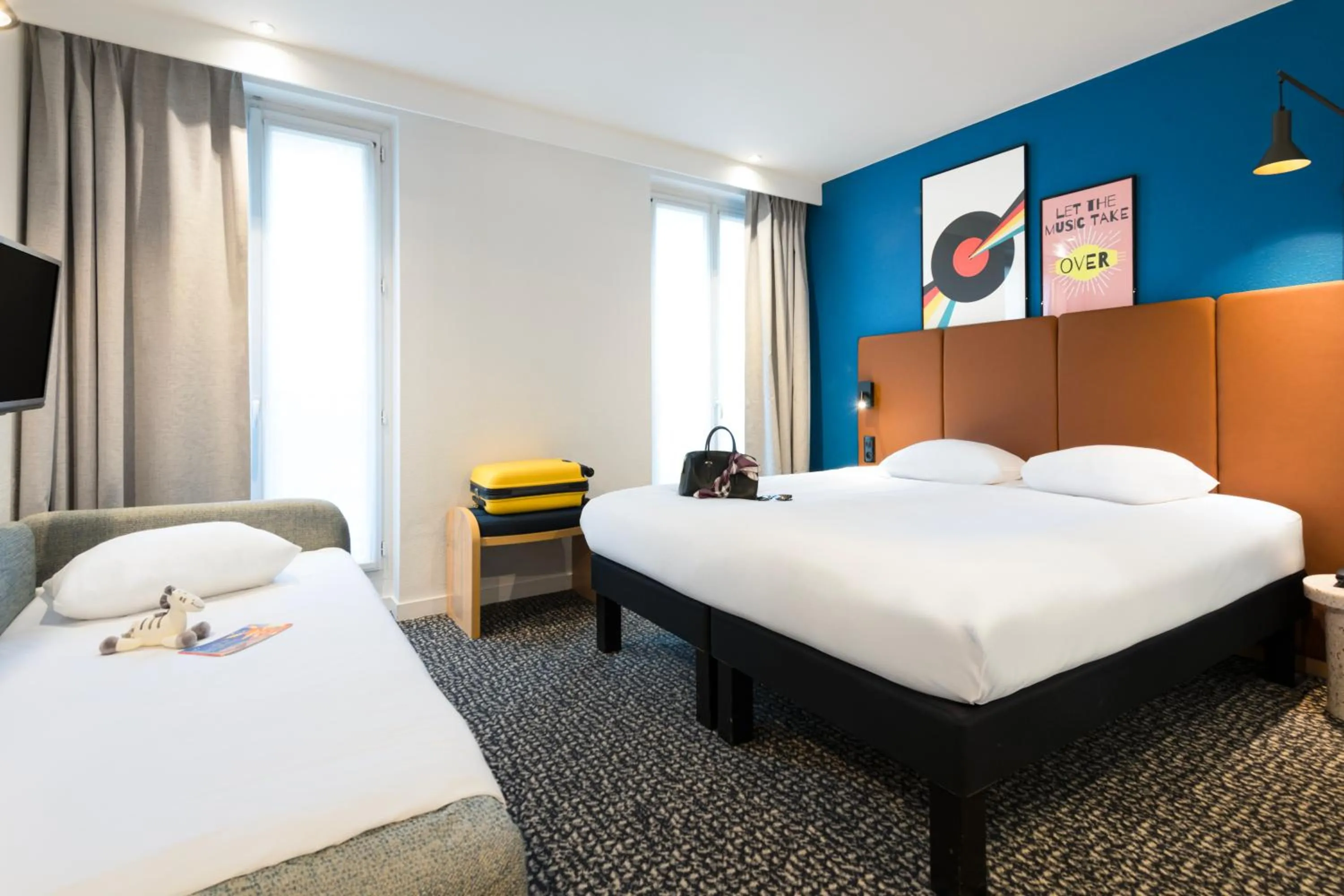 Bedroom, Bed in ibis Paris Gare du Nord TGV