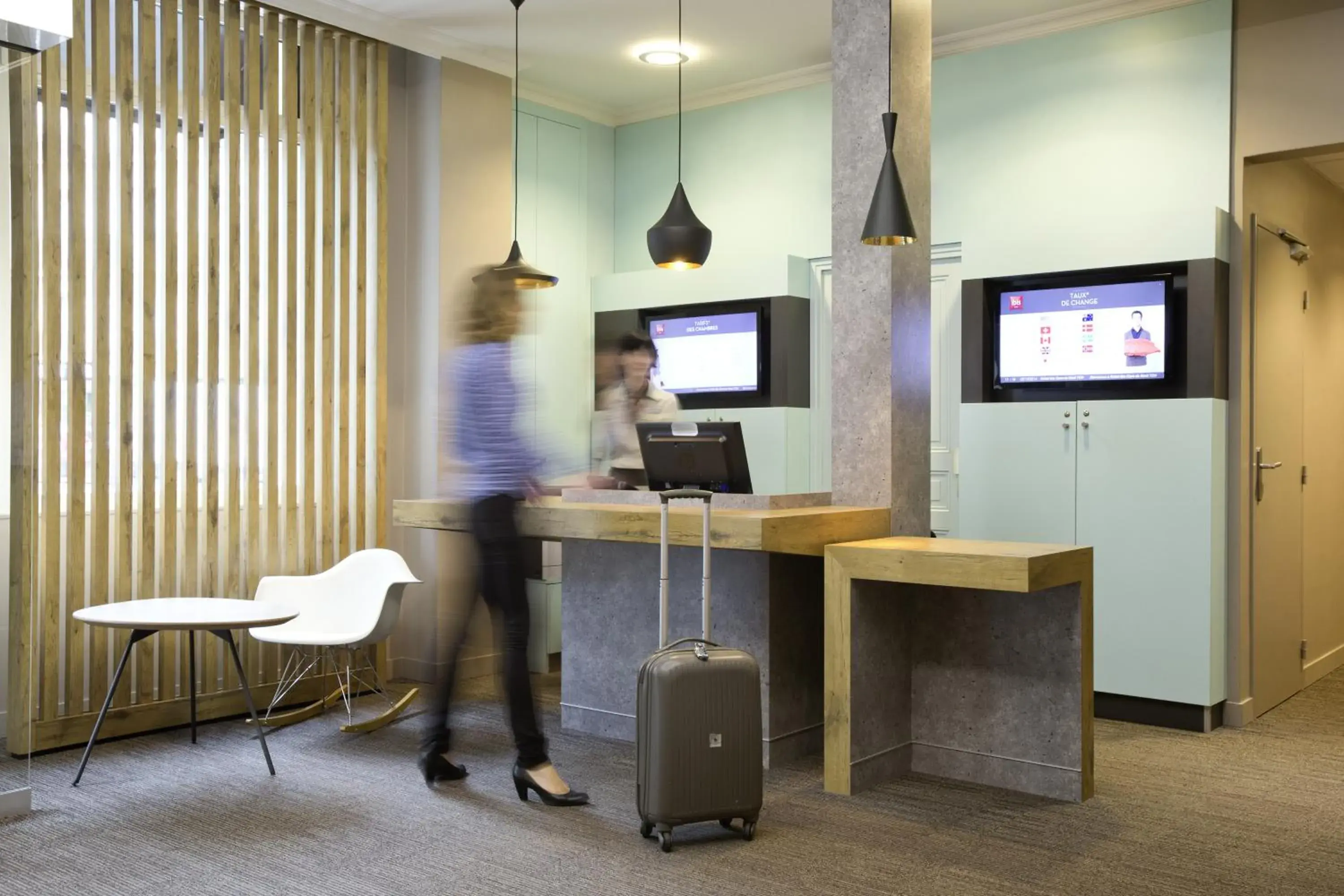 Lobby or reception in ibis Paris Gare du Nord TGV Lobby or reception in ibis Paris Gare du Nord TGV