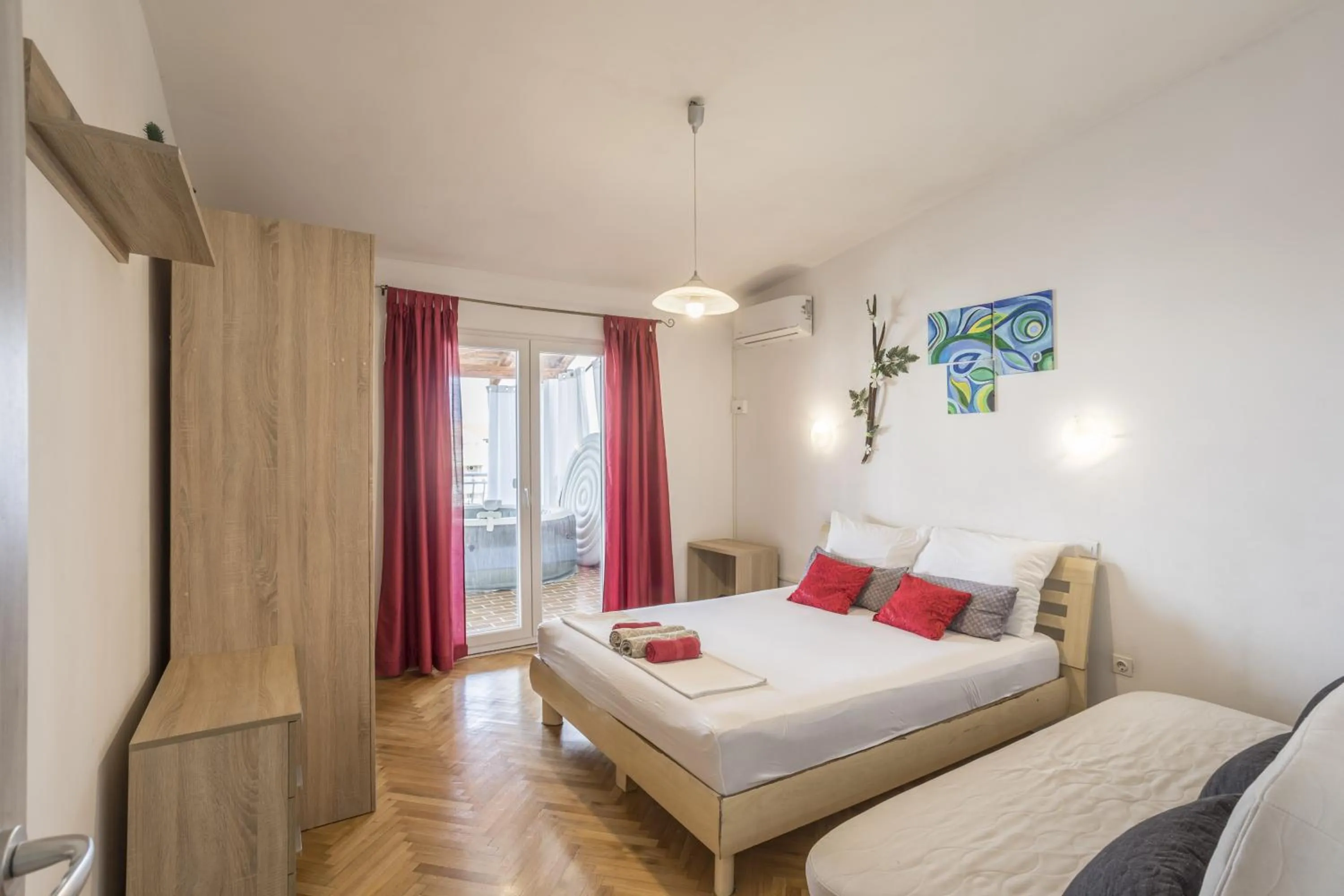 Bedroom, Bed in Apartments Keko