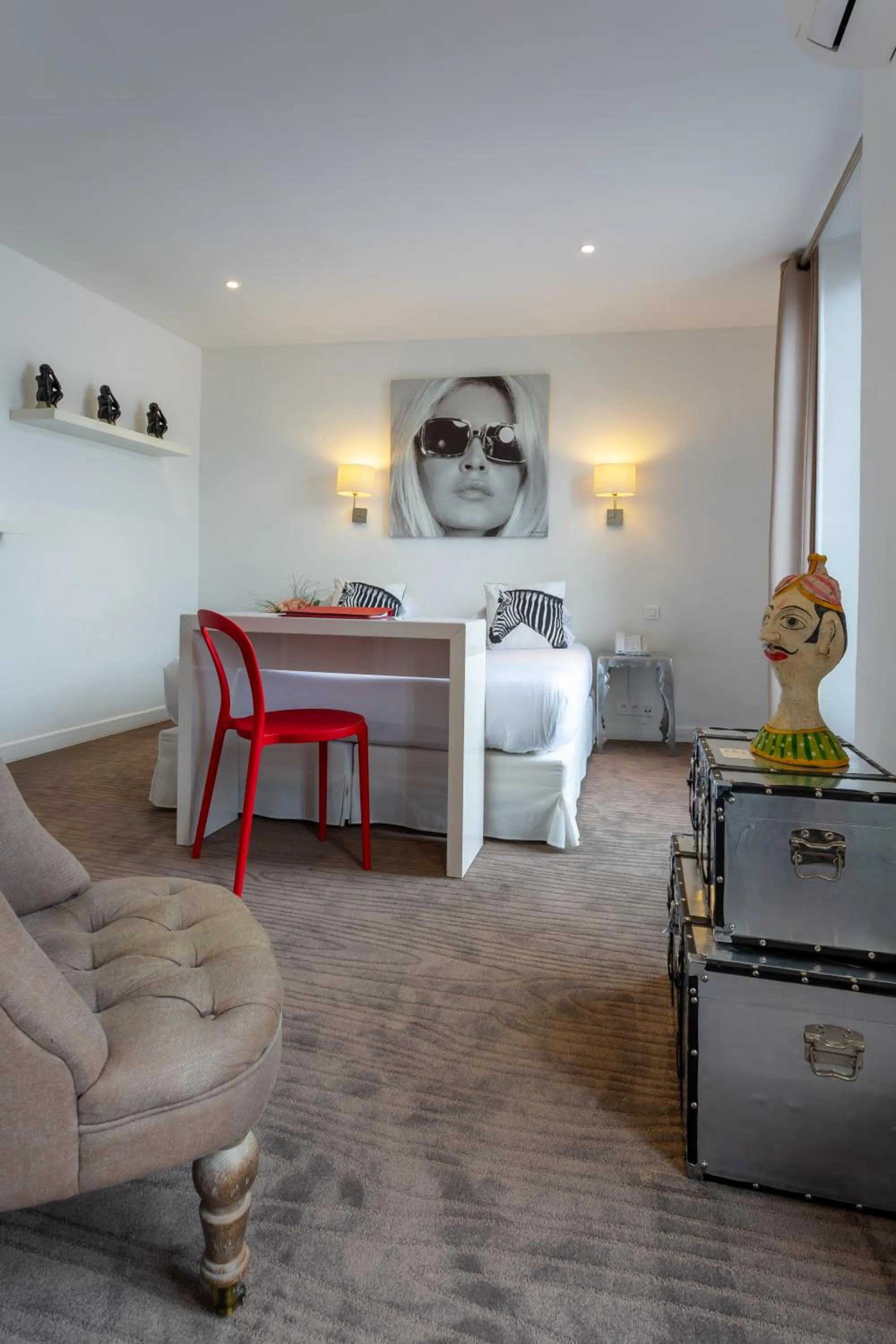 Bedroom in Hotel Colette