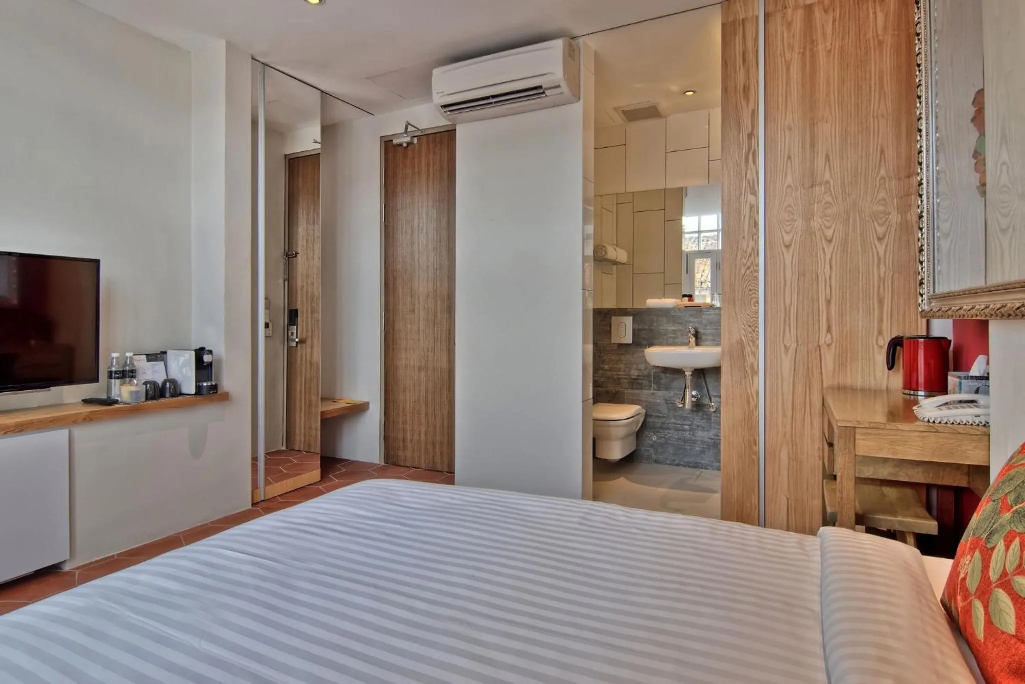 Bed in Timez Hotel Melaka