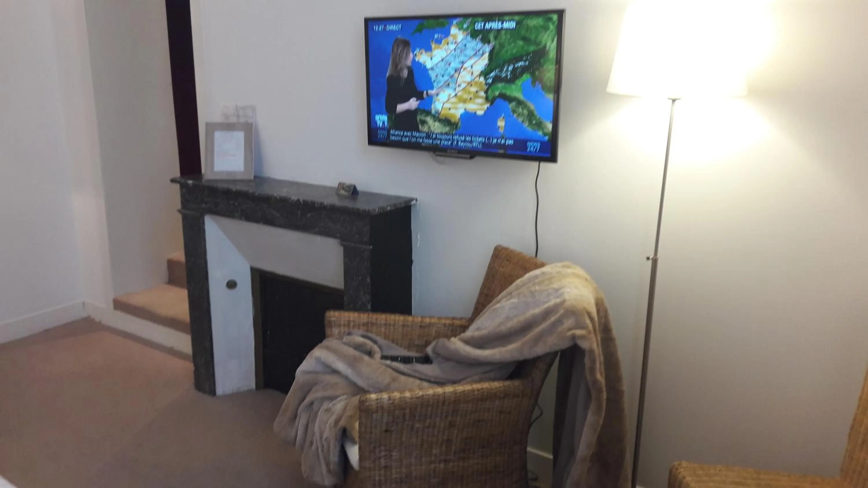 Decorative detail in Hotel Les Aubépines