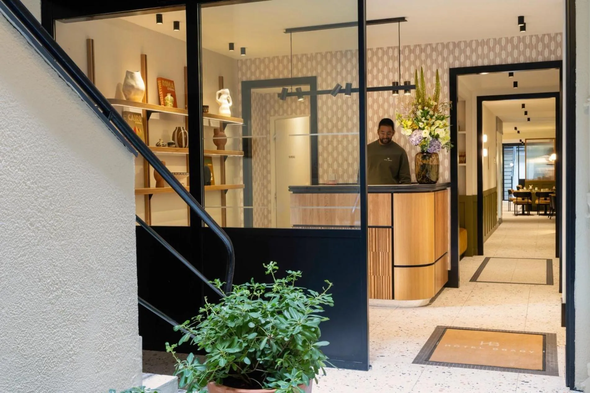 Lobby or reception in Hôtel Brady