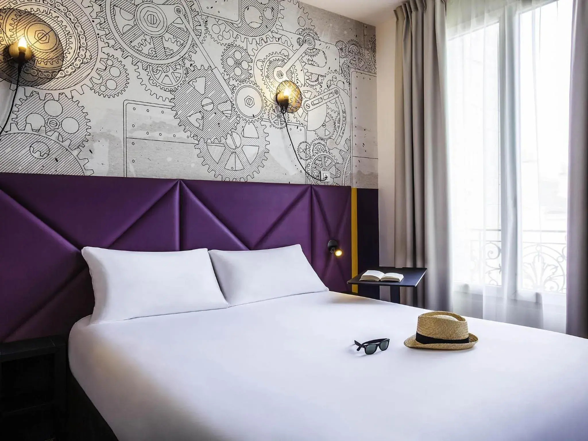 Bedroom, Bed in ibis Styles Paris Mairie De Clichy Bedroom, Bed in ibis Styles Paris Mairie De Clichy