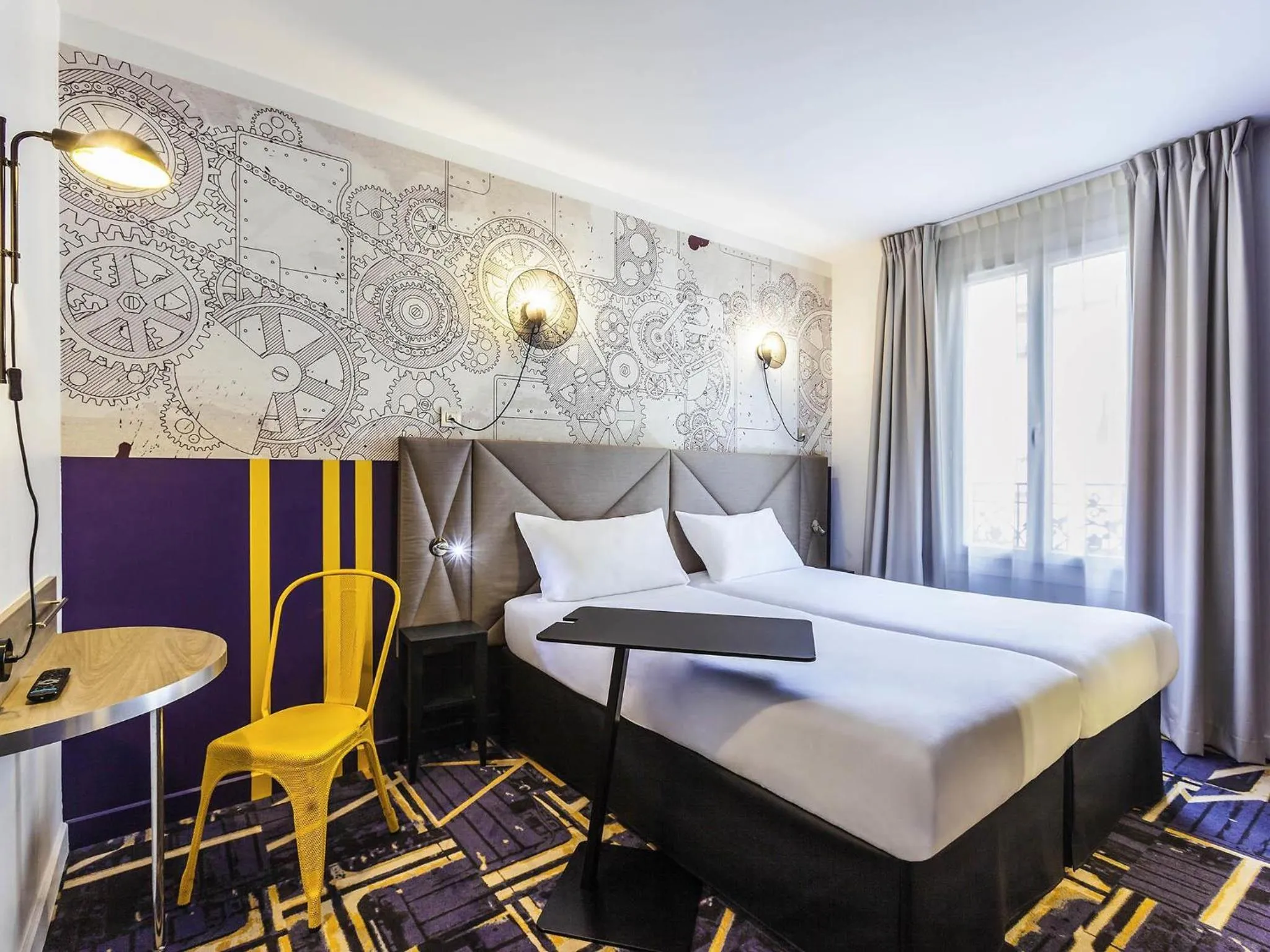 Bedroom, Bed in ibis Styles Paris Mairie De Clichy