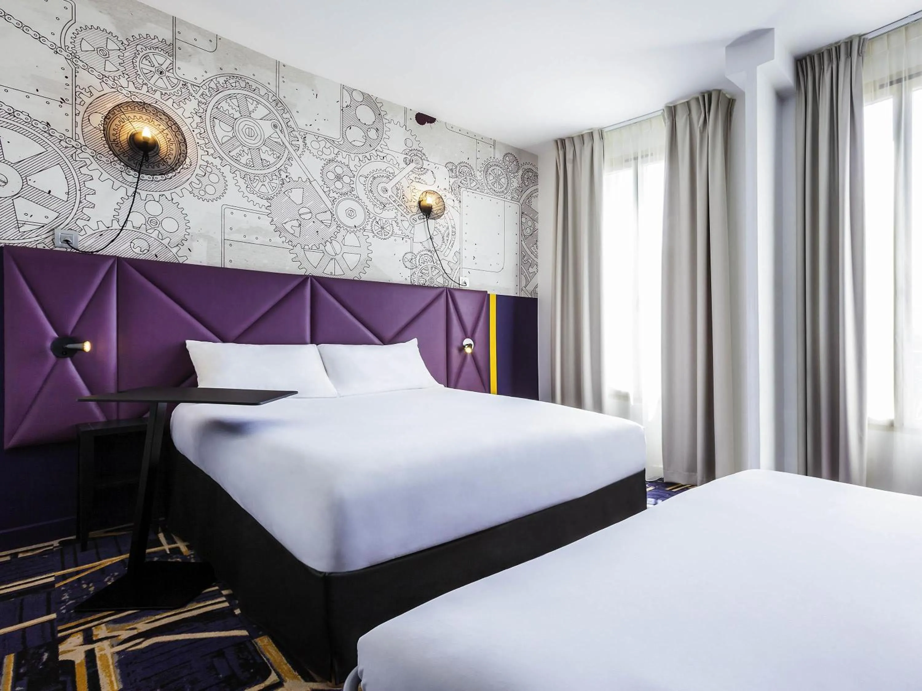 Bedroom, Bed in ibis Styles Paris Mairie De Clichy