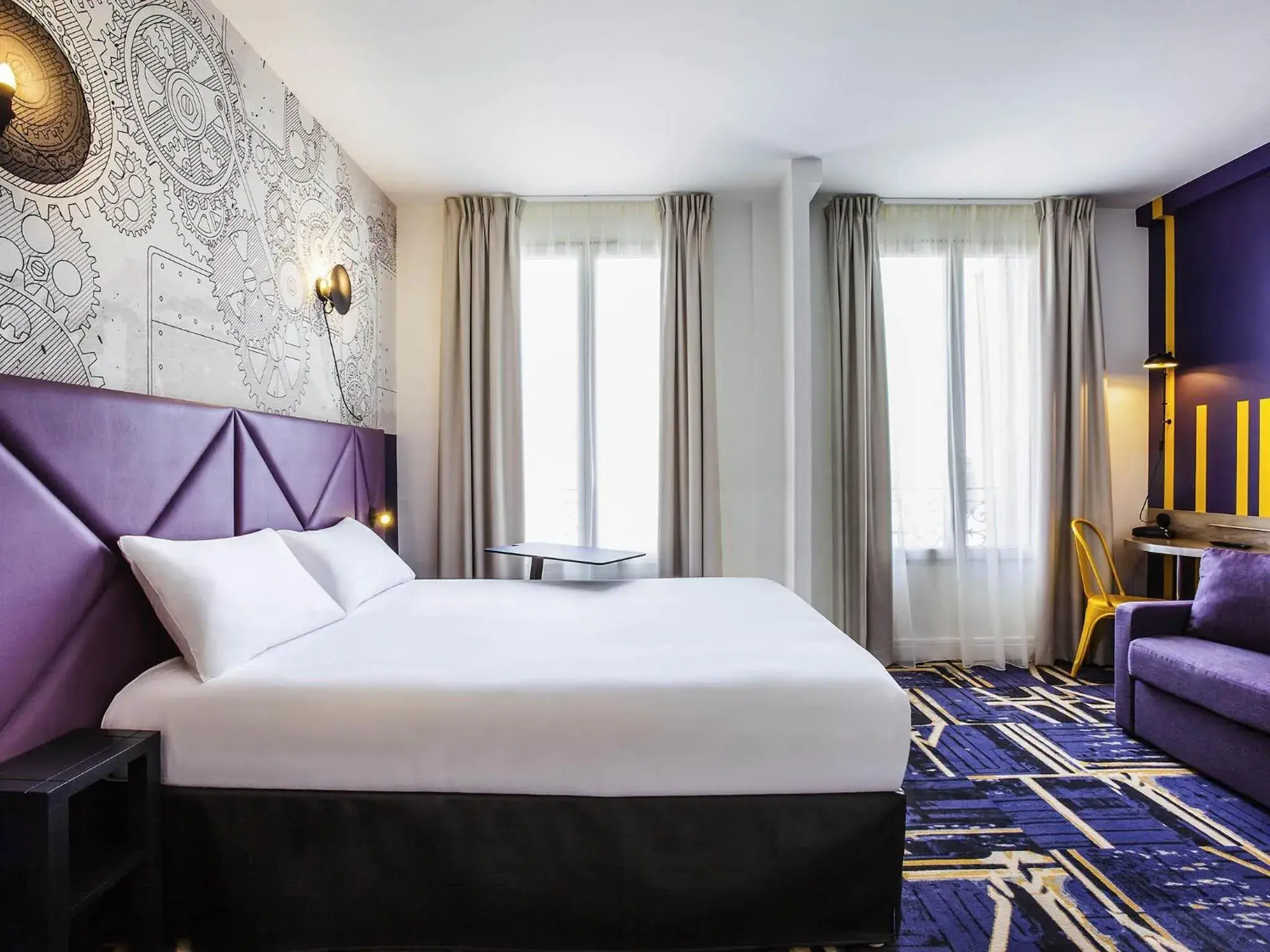 Bedroom, Bed in ibis Styles Paris Mairie De Clichy Bedroom, Bed in ibis Styles Paris Mairie De Clichy