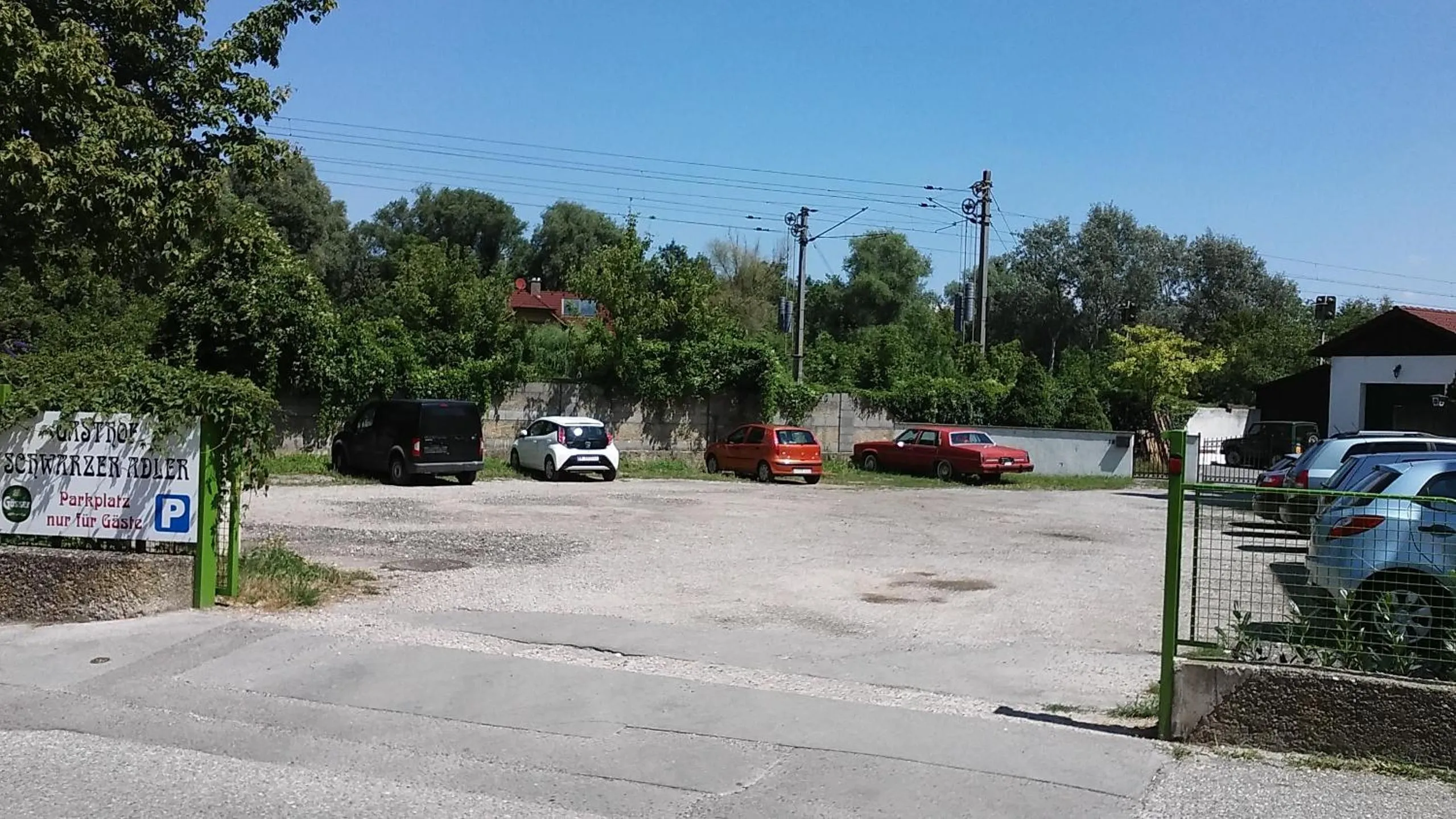 Parking in Gasthaus Schwarzer Adler