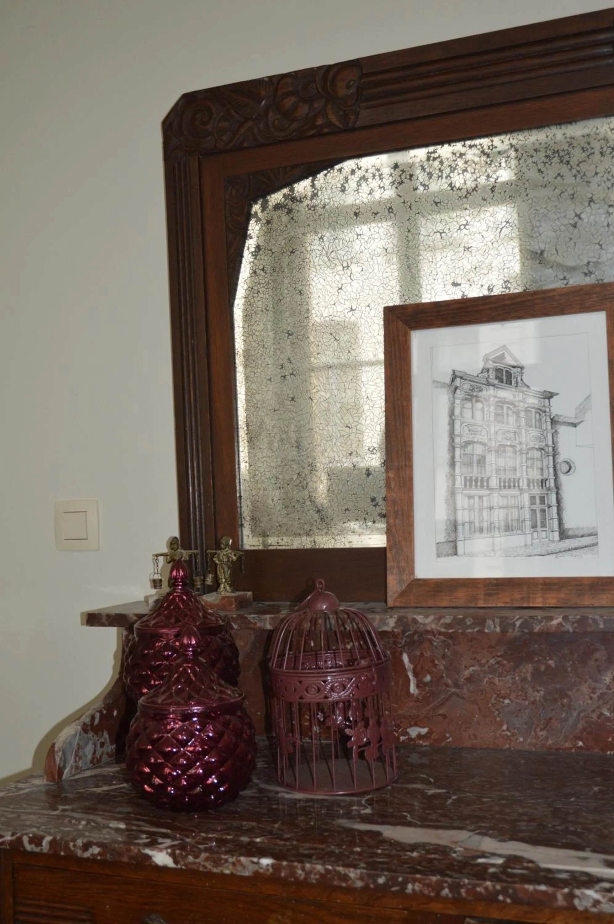 Decorative detail in B&B In den Roden Schilt