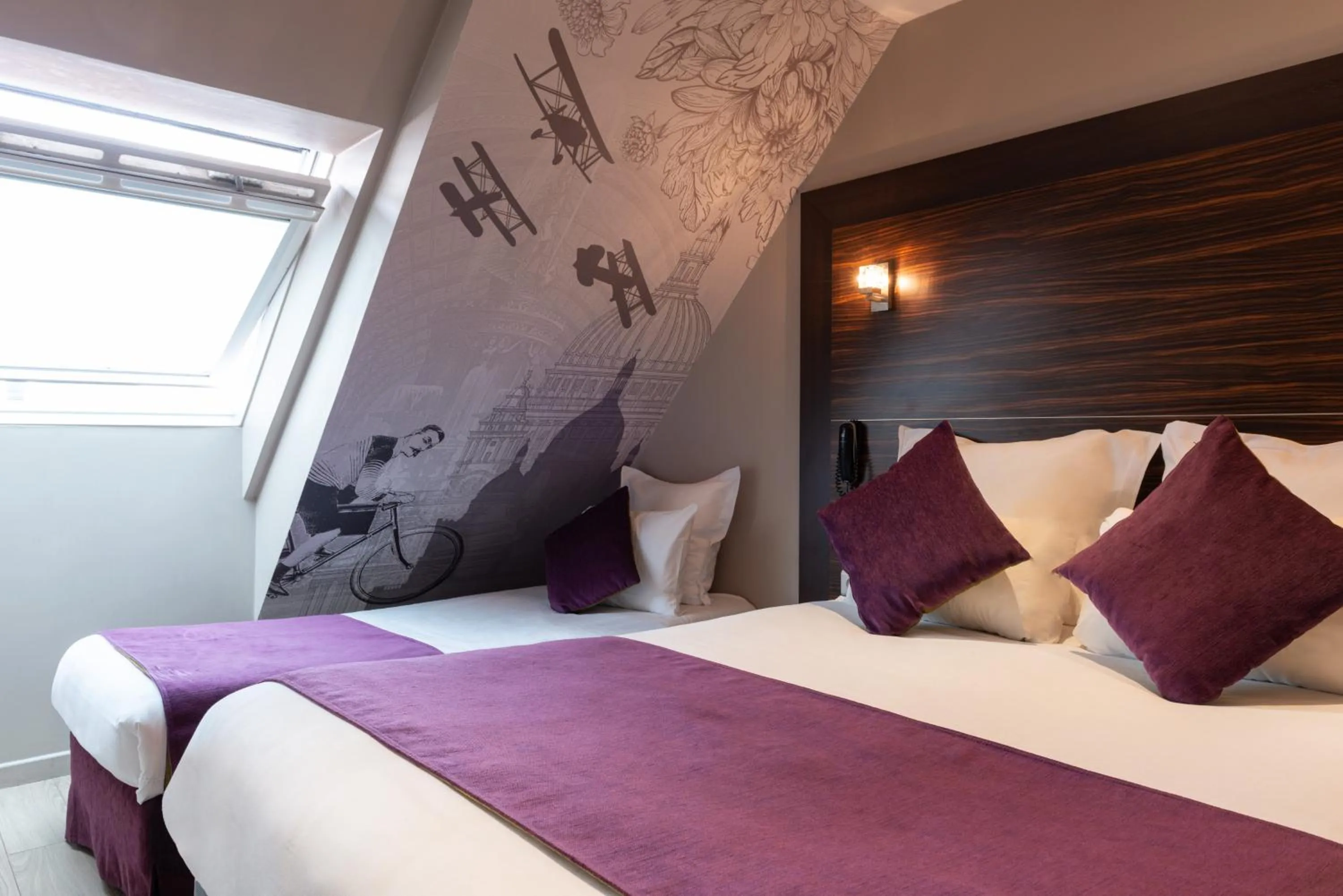 Photo of the whole room, Bed in Hotel Apolonia Paris Montmartre; Sure Hotel Collection by Best Western