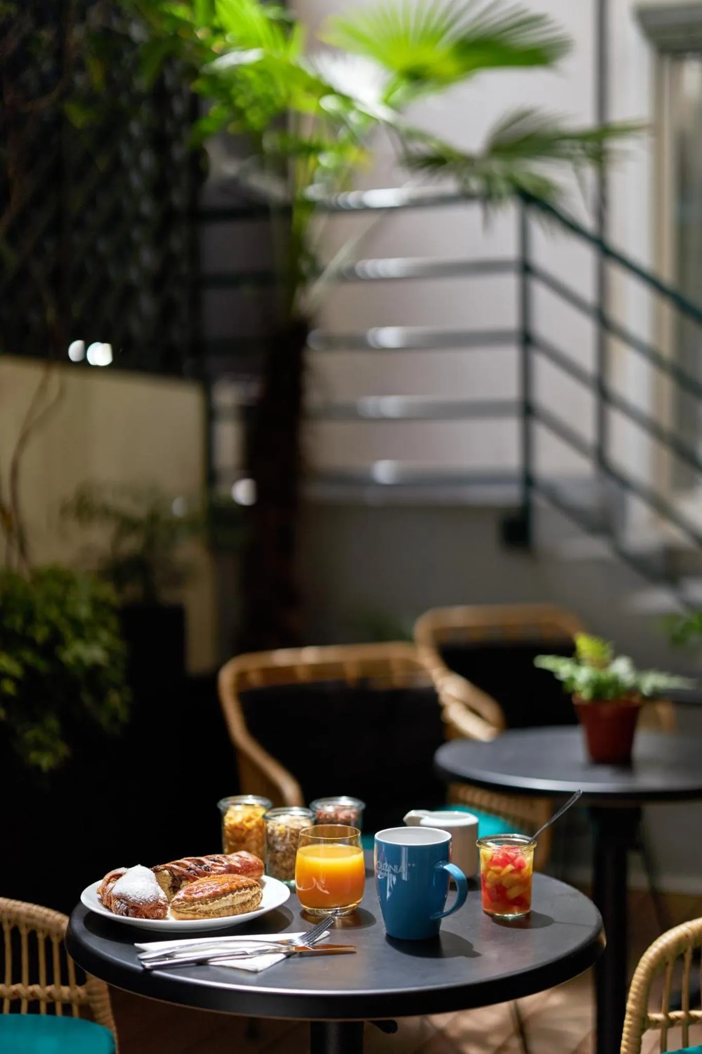 Patio in Hotel Apolonia Paris Montmartre; Sure Hotel Collection by Best Western