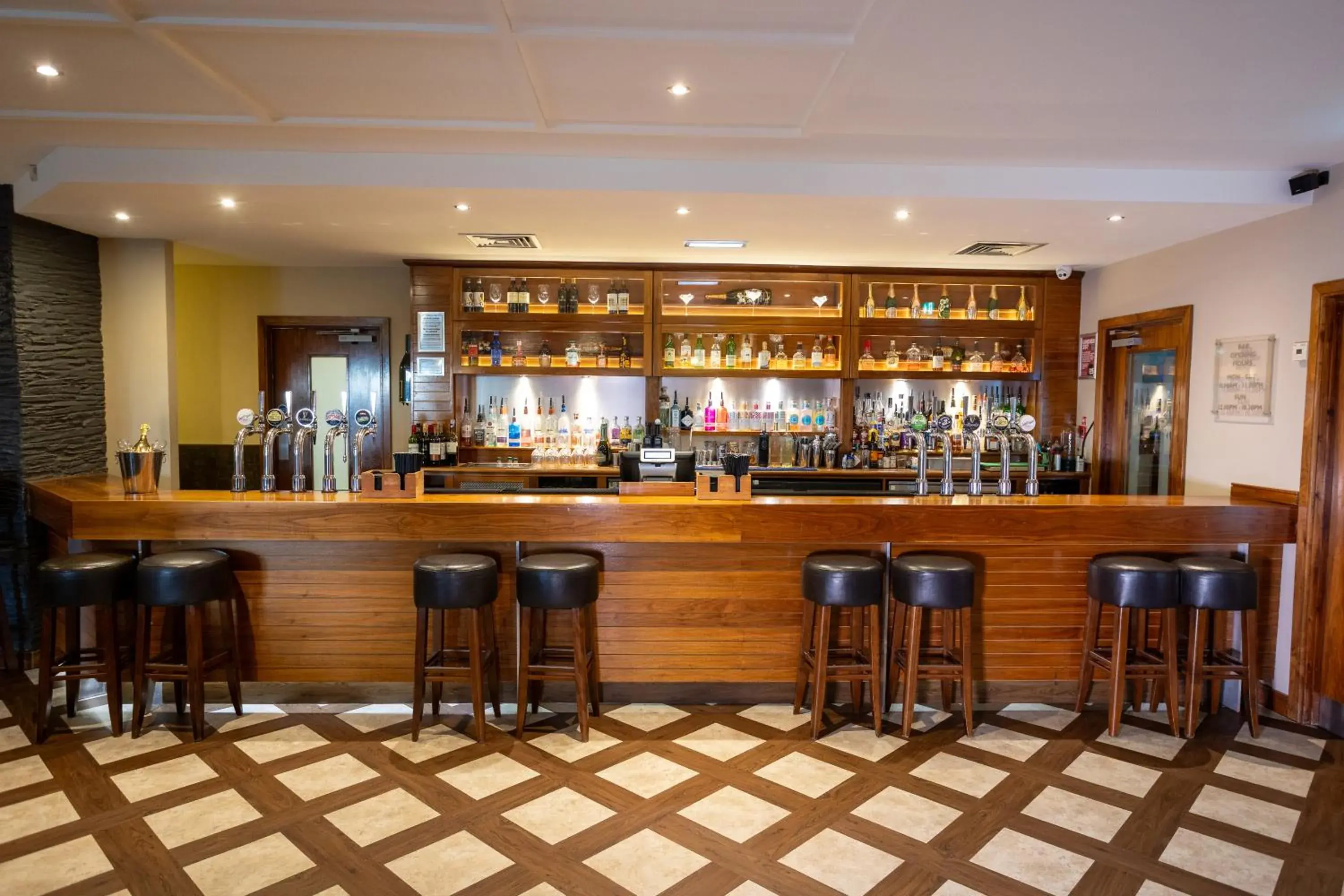 Lounge or bar in The Big Blue Hotel - Blackpool Pleasure Beach Lounge or bar in The Big Blue Hotel - Blackpool Pleasure Beach