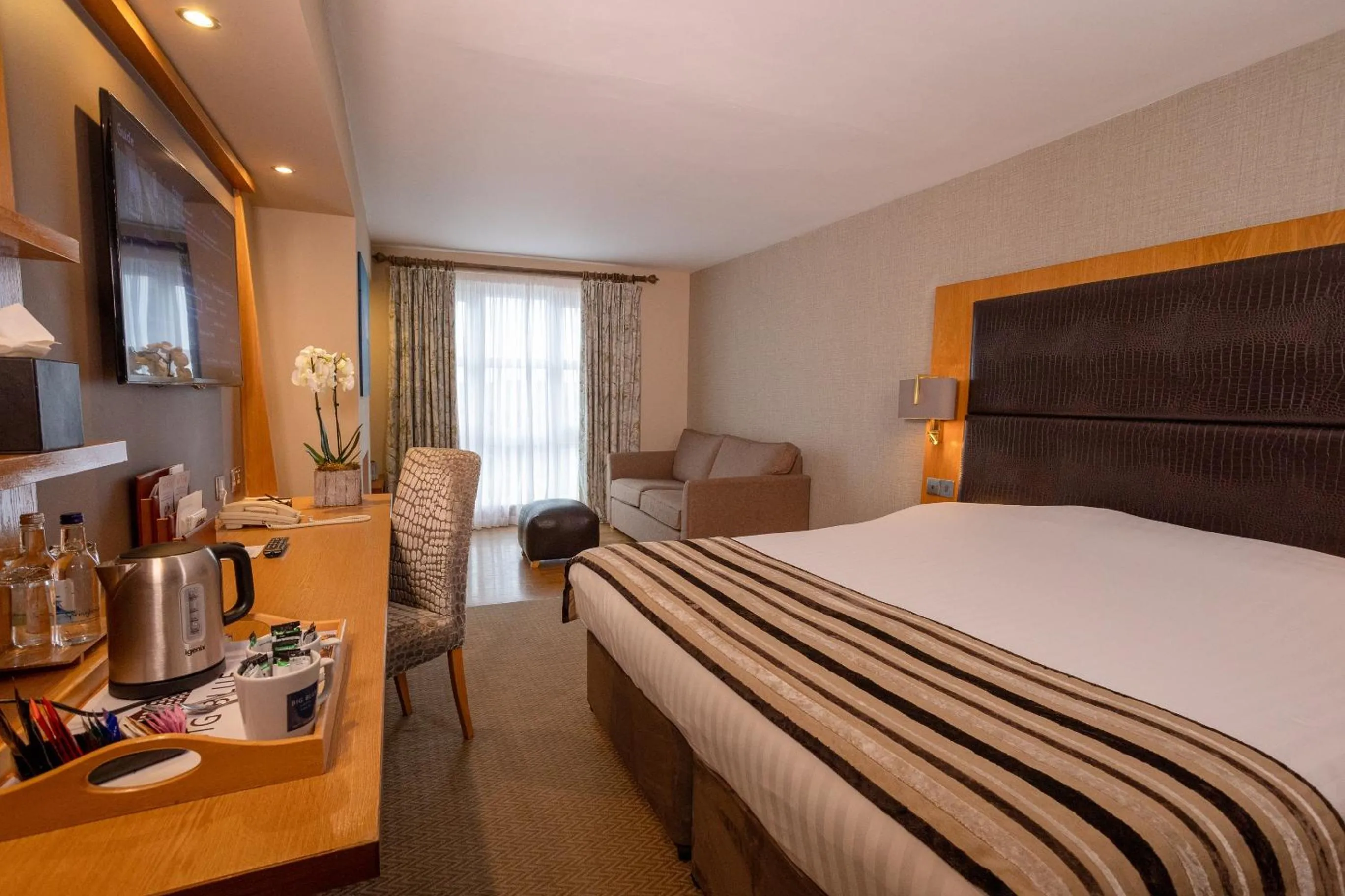 Bed in The Big Blue Hotel - Blackpool Pleasure Beach