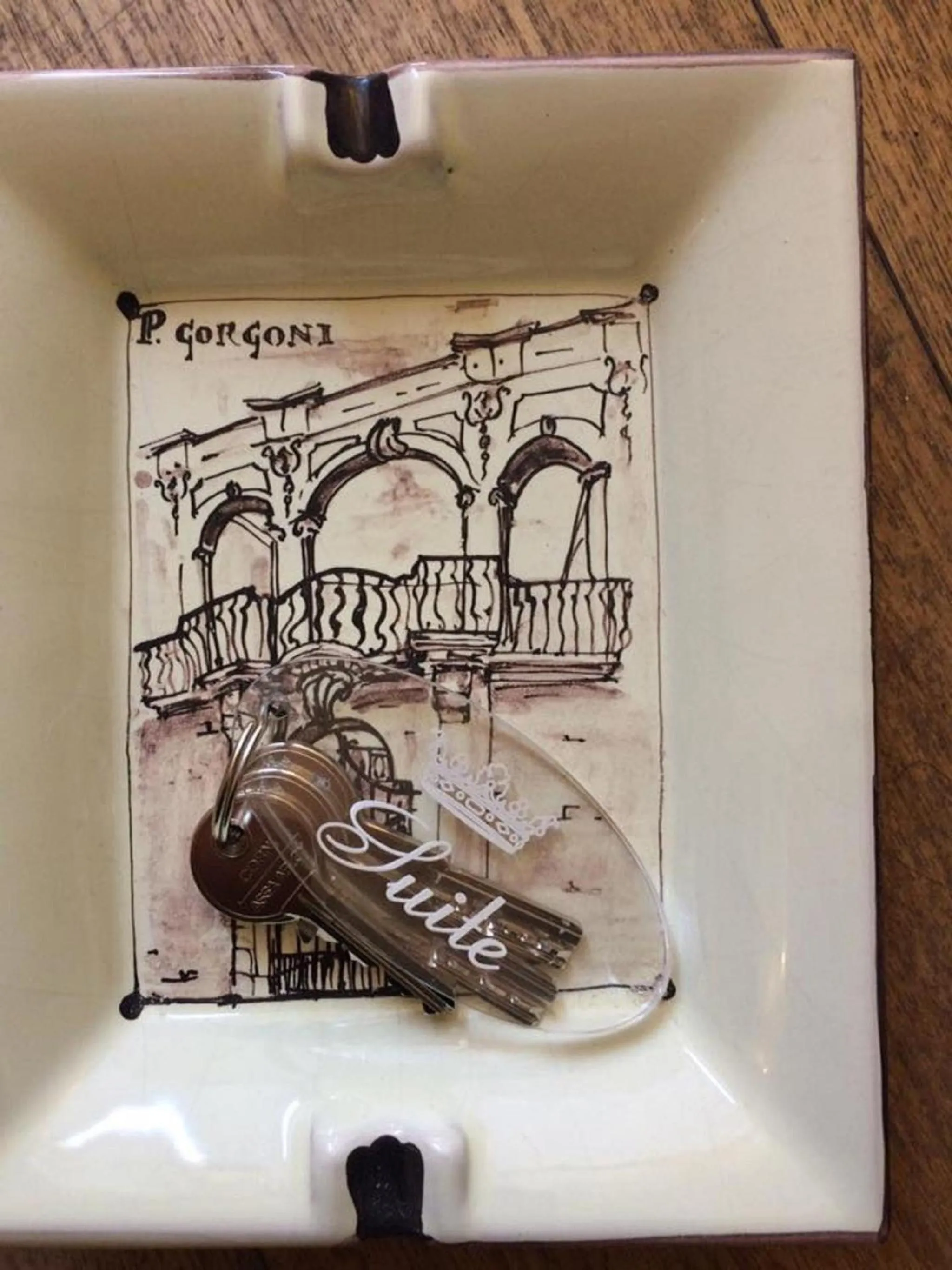 Decorative detail in B&B Palazzo Gorgoni