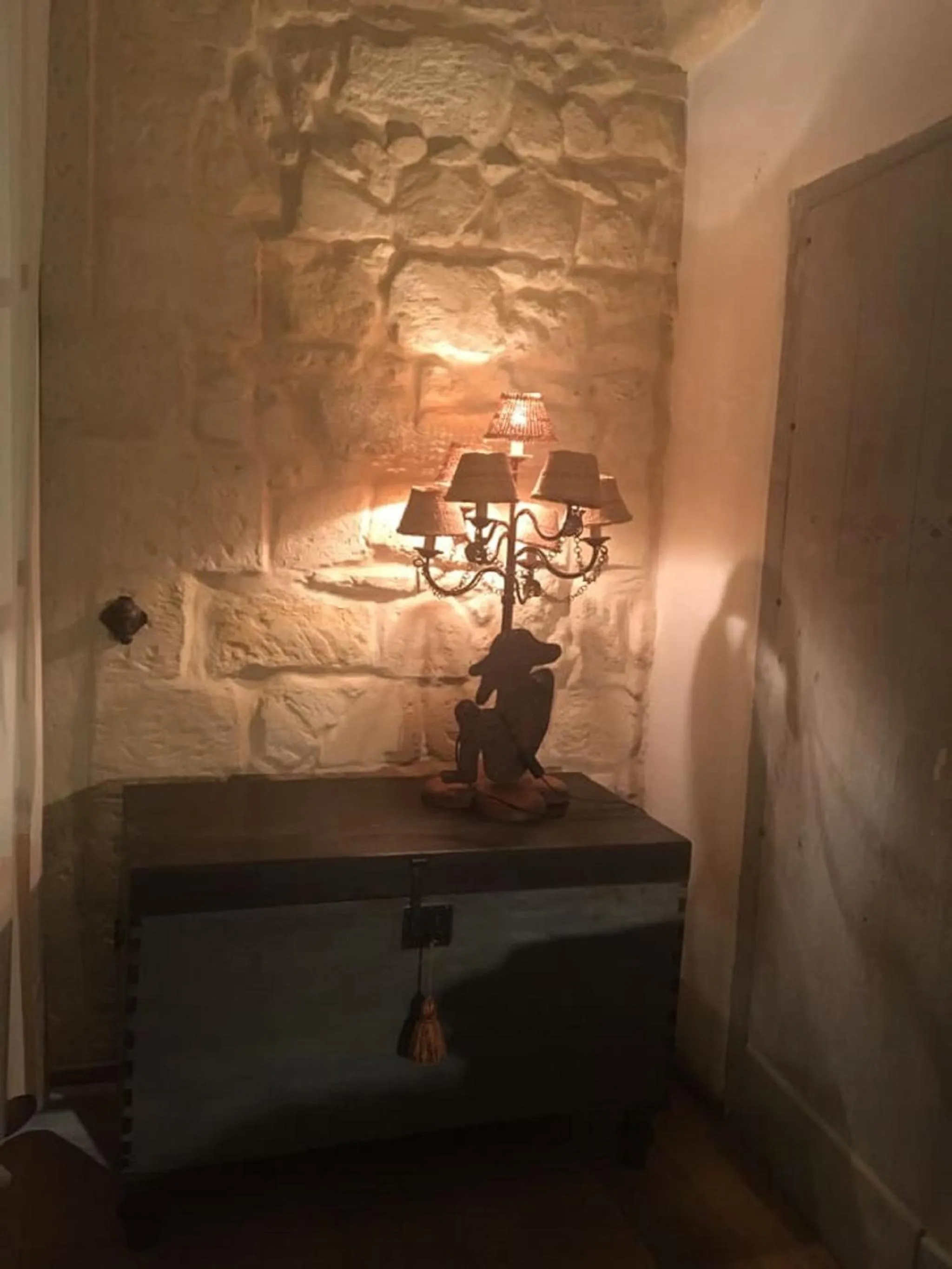 Bed, Bathroom in B&B Palazzo Gorgoni