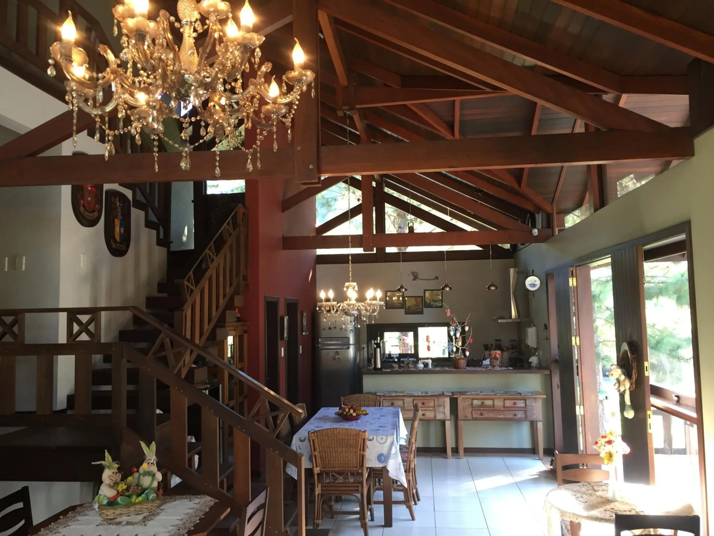 Living room in Pousada Casarão Gastehaus