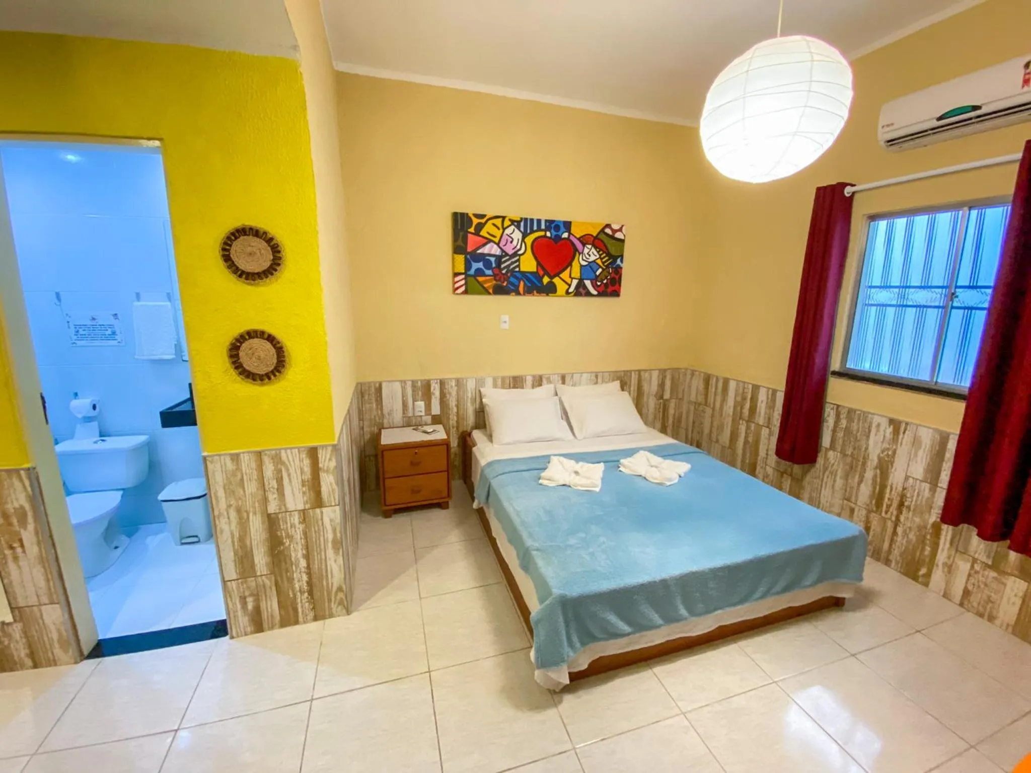 Bed in Refúgio Pousada Fortaleza