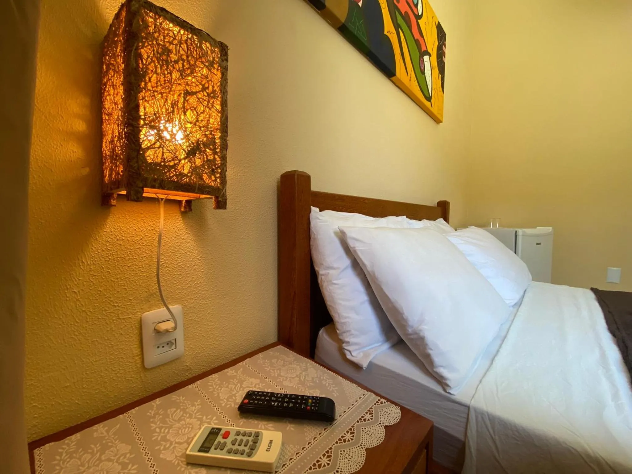 Bed in Refúgio Pousada Fortaleza