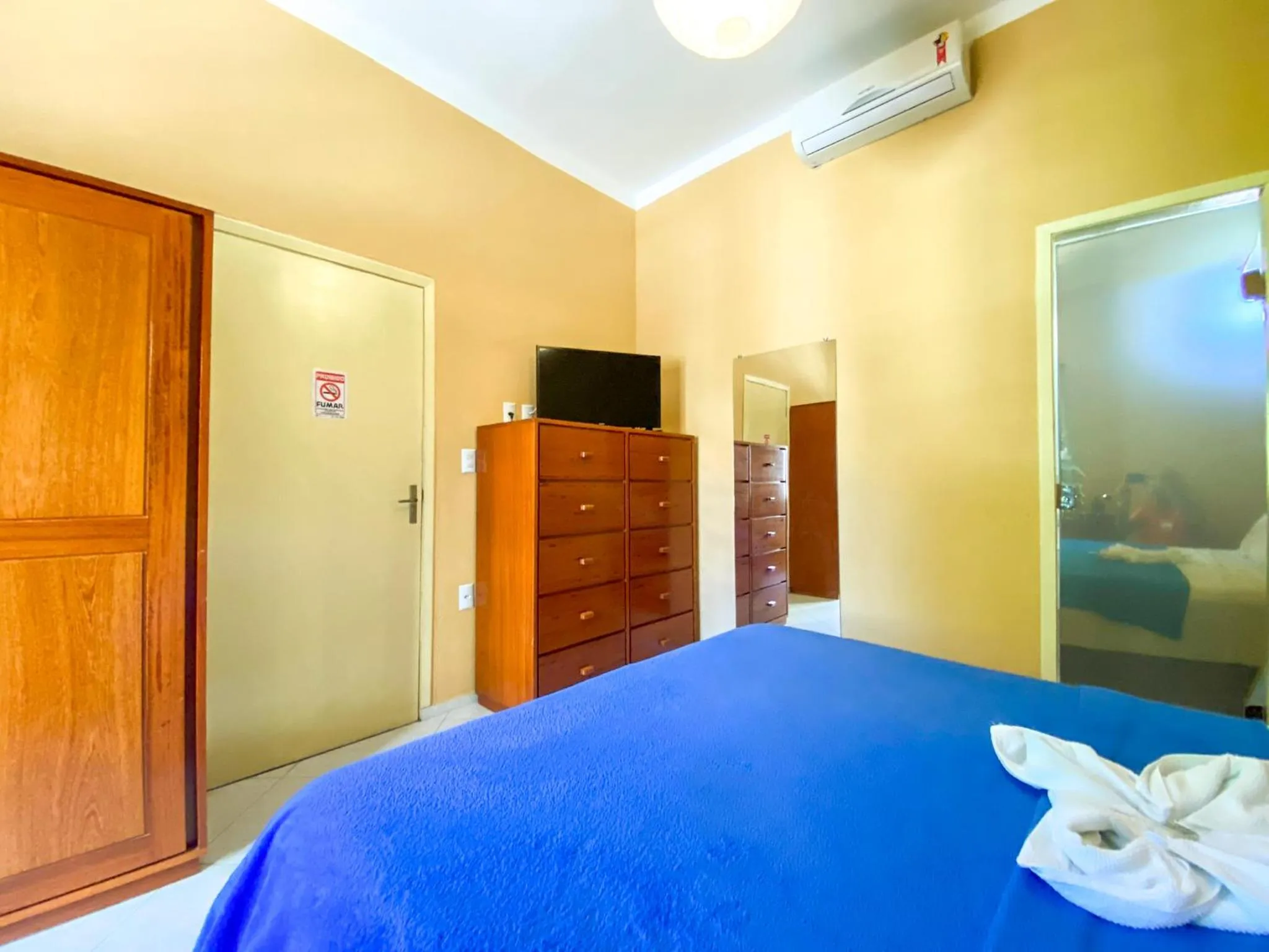 Bed in Refúgio Pousada Fortaleza