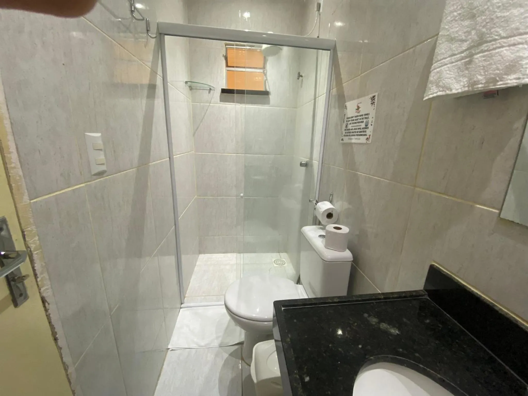 Shower in Refúgio Pousada Fortaleza