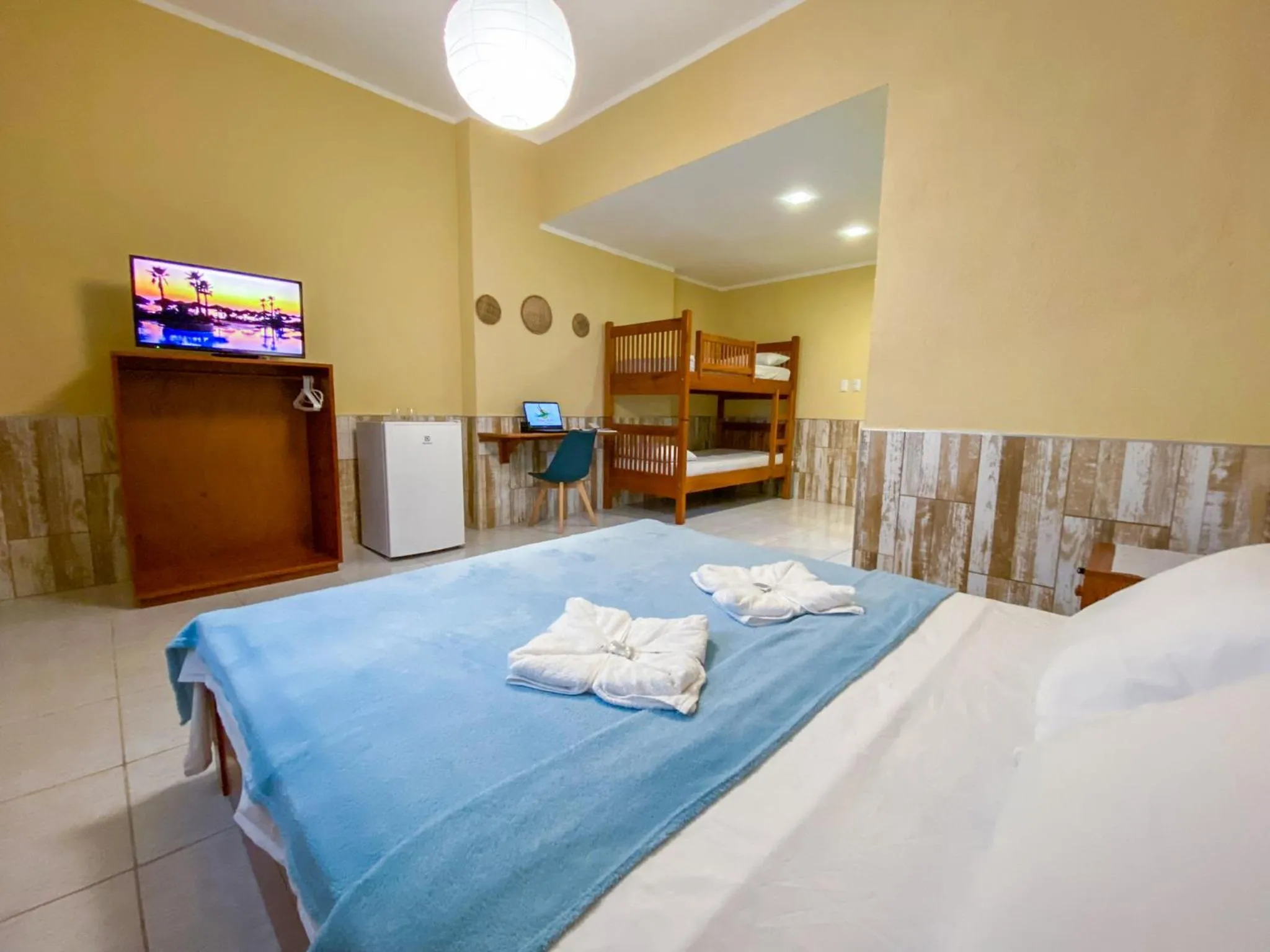 Bed in Refúgio Pousada Fortaleza