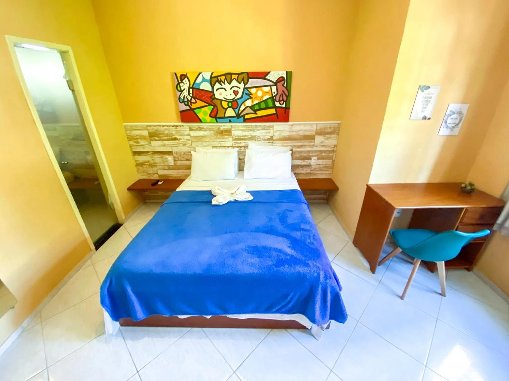 Bed in Refúgio Pousada Fortaleza